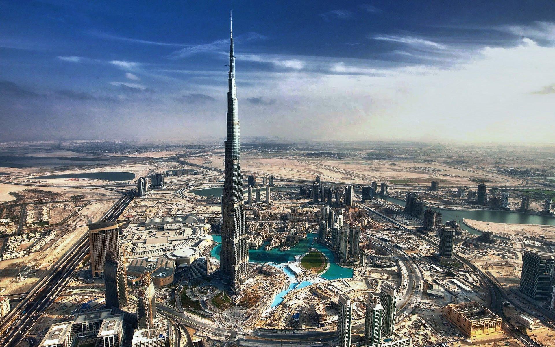 Tallest Building Burj Khalifa in Dubai City UAE HD Wallpaper. HD
