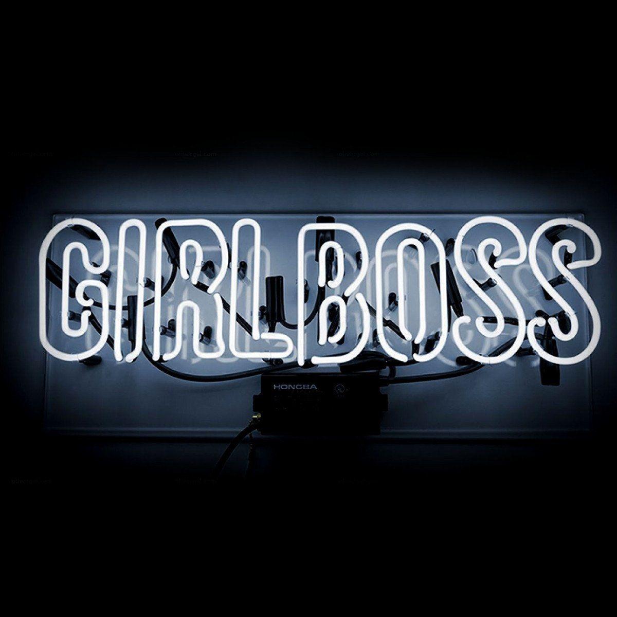 Girlboss Neon Sign By Oliver Gal Rock Furniture