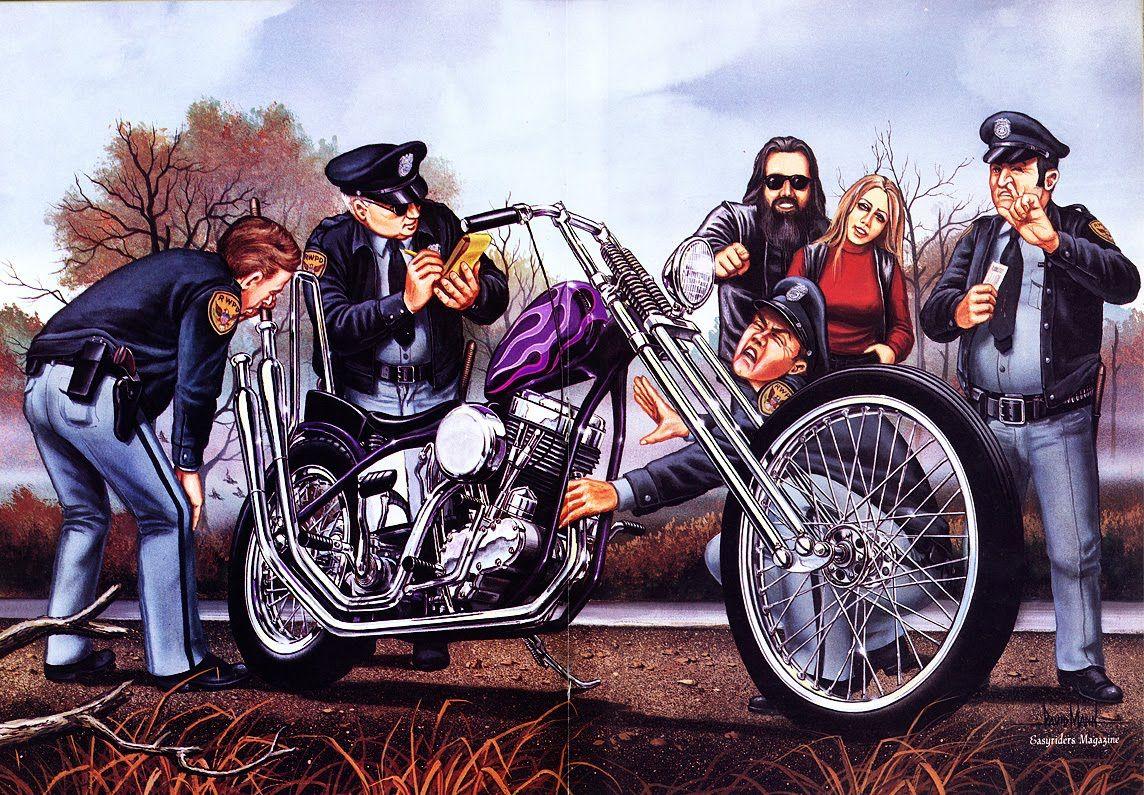 Biker artwork