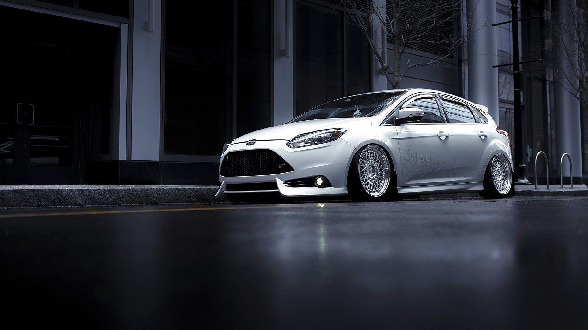 ford focus st 2015 avant garde wheels white color front HD wallpaper