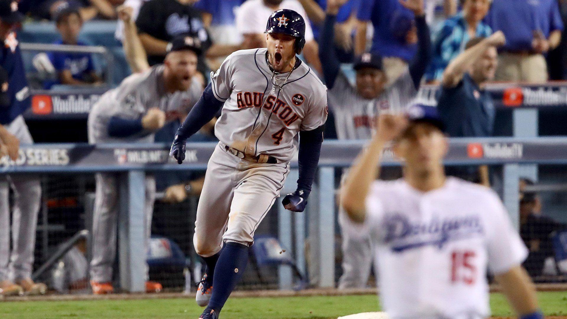 Astros Beat Dodgers In Game 2 Of World Series 7 6 In Extra Innings