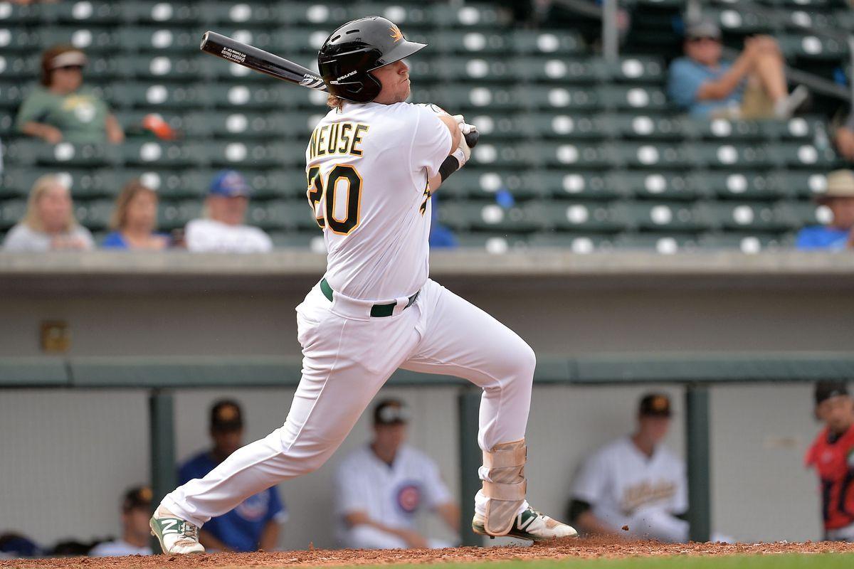 Oakland A's 2018 Community Prospect List, Sheldon Neuse bursts
