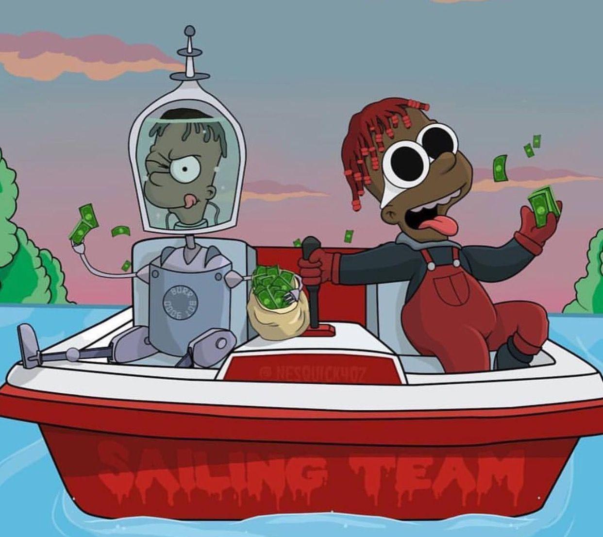 Best Free Lil Yachty Simpsons Wallpaper