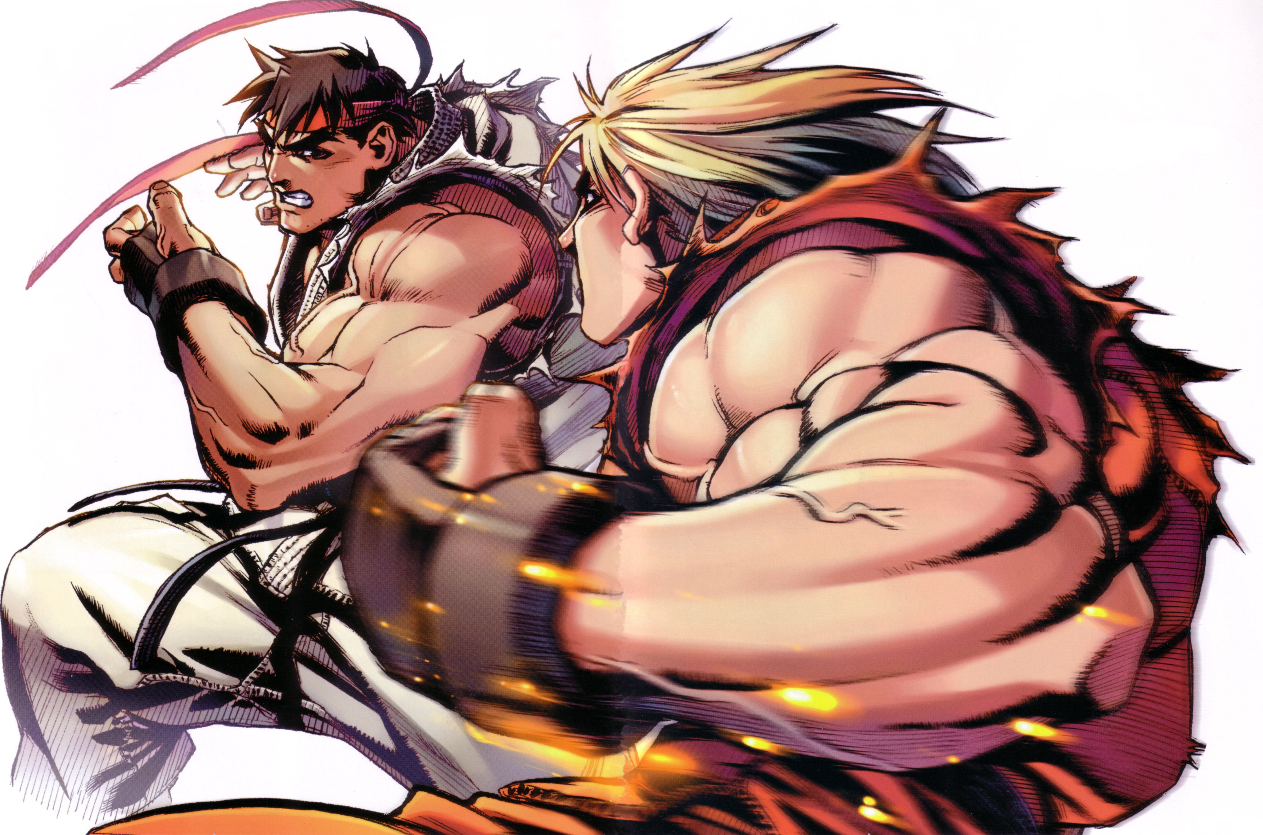 Street Fighter, Ryu, Ken Masters, fighters wallpaper