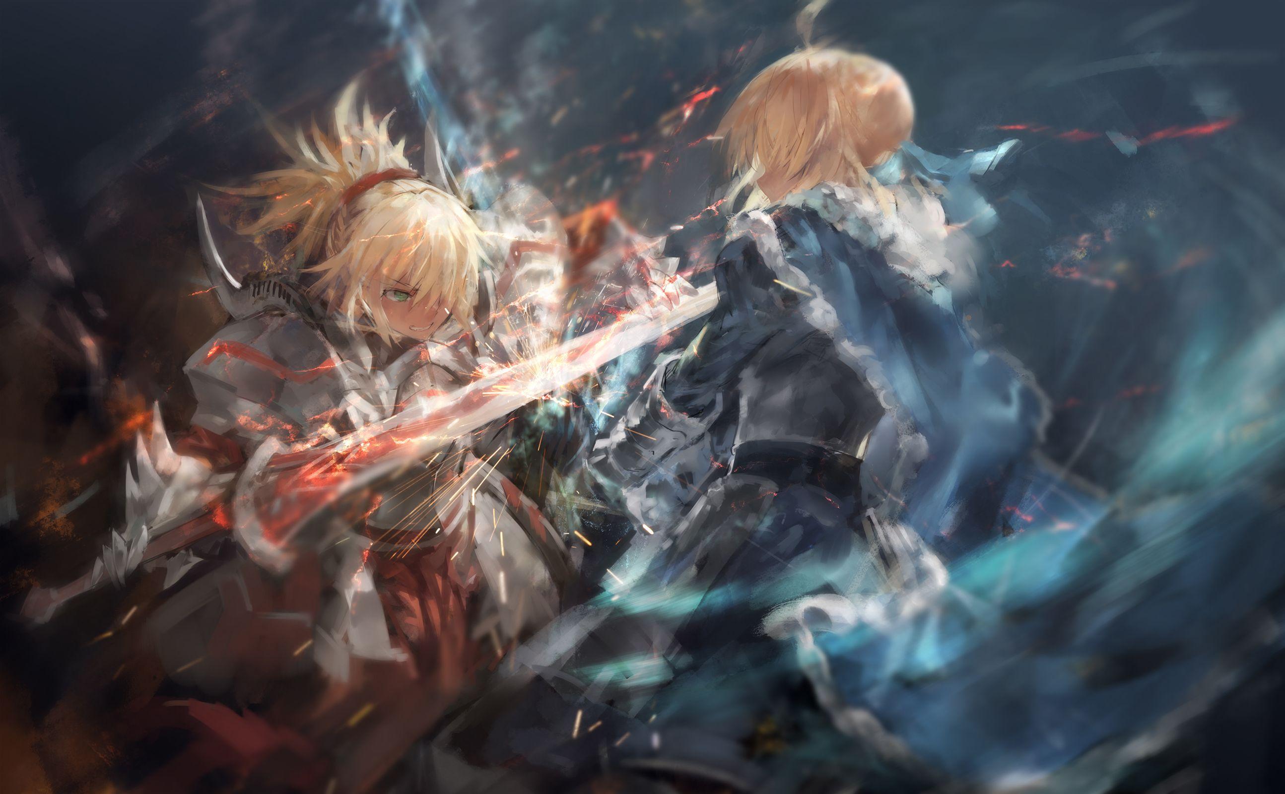 Saber Fate Apocrypha, HD Anime, 4k Wallpaper, Image, Background