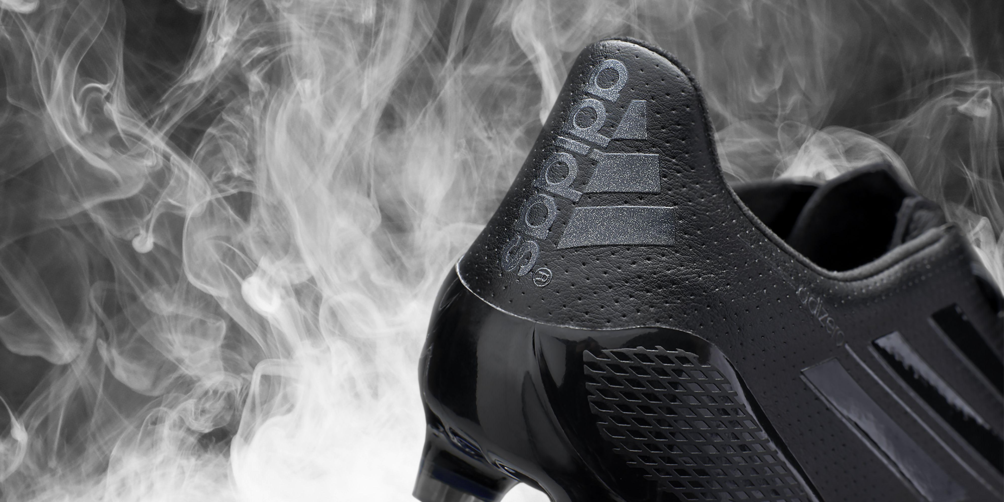 Adidas unveils brilliant black and whiteout boot trio