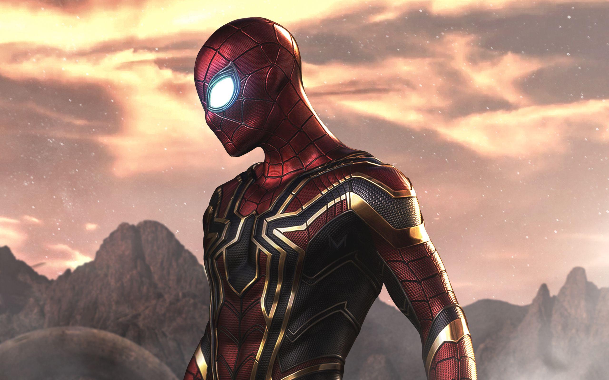 Wallpaper of Avengers Infinity War, Iron Spider, Marvel Comics