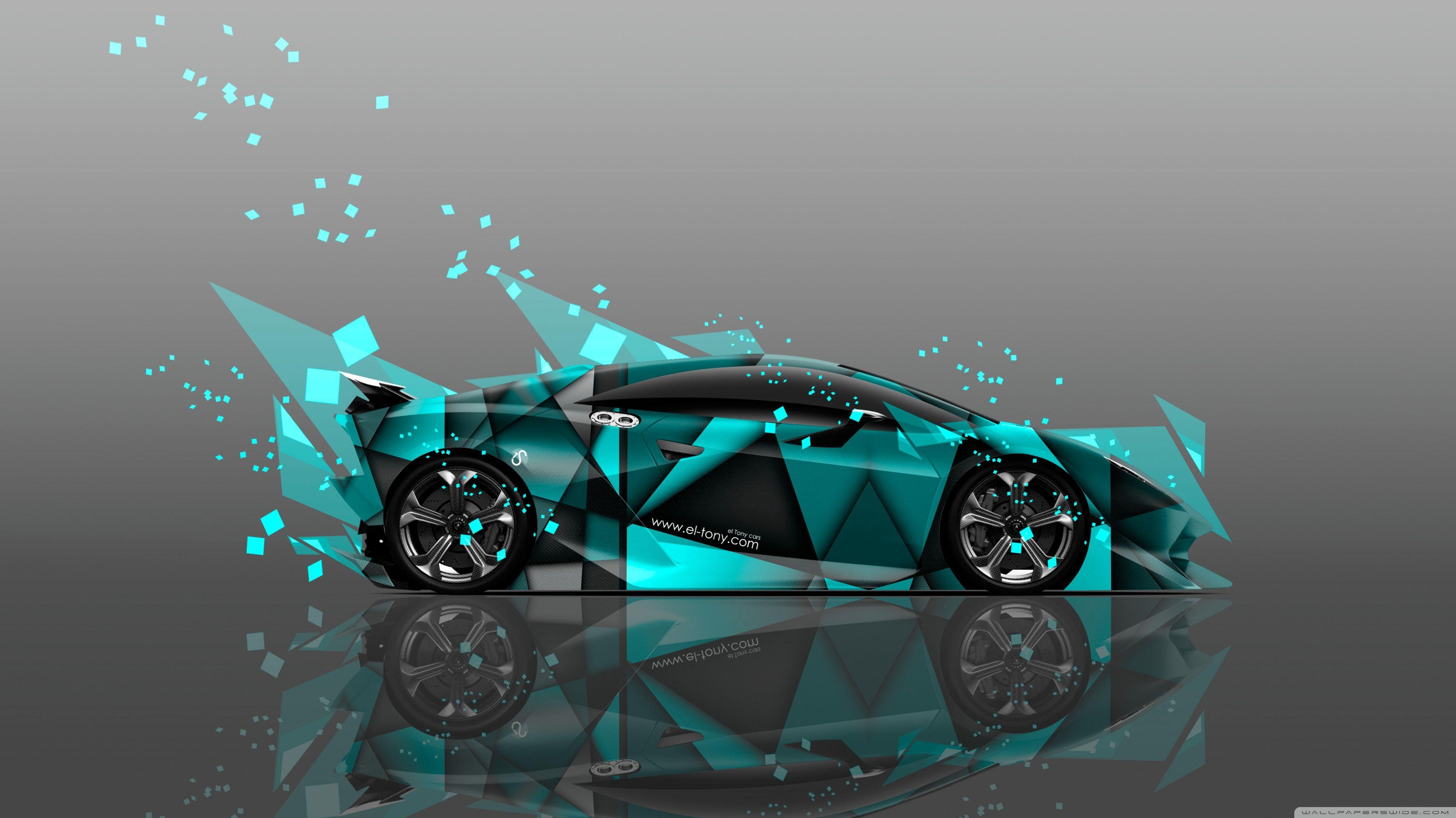 Lamborghini Sesto Elemento Abstract Aerography Car design