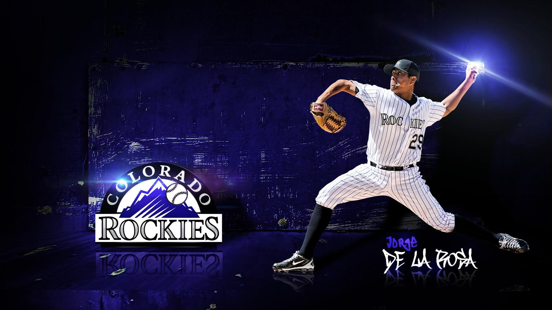 MLB Colorado Rockies Jorje De La Rosa wallpaper 2018 in Baseball