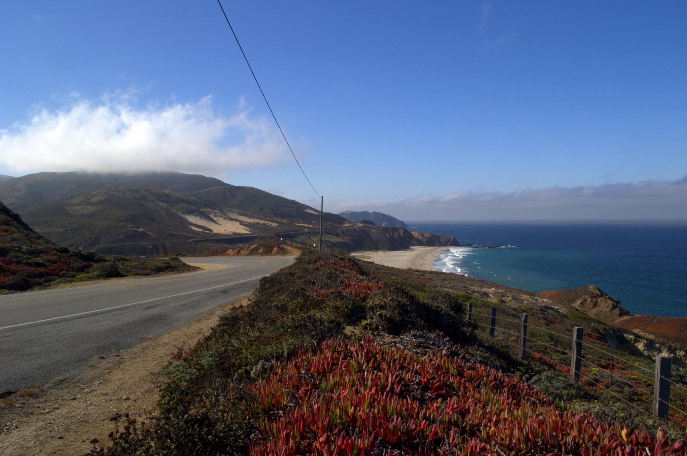 Pacific Coast Highway wallpaper. nature and landscape. Wallpaper