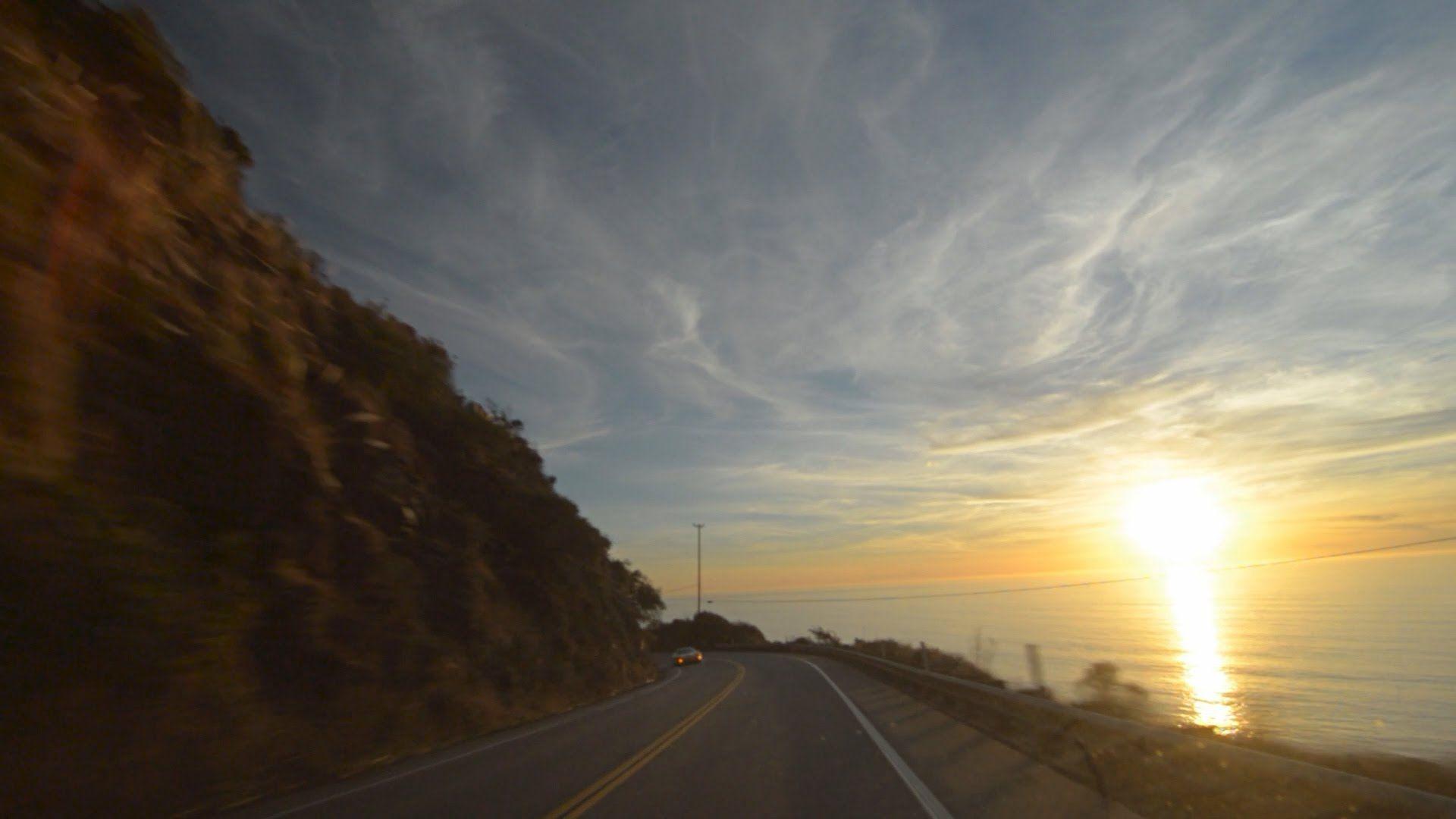Driving Big Sur Pacific Coast Highway 1 3X Speed