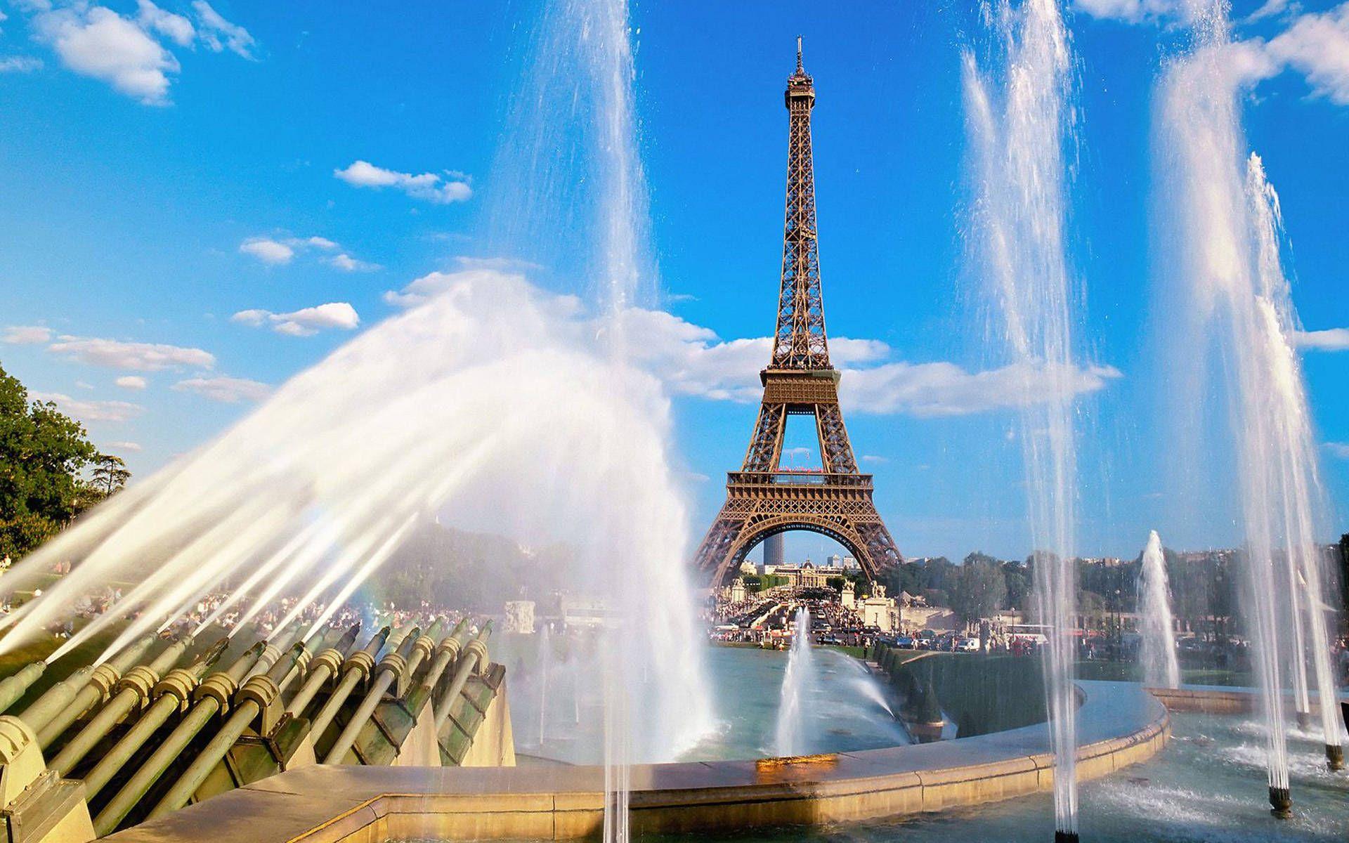 Eiffel tower wallpaper city Paris France