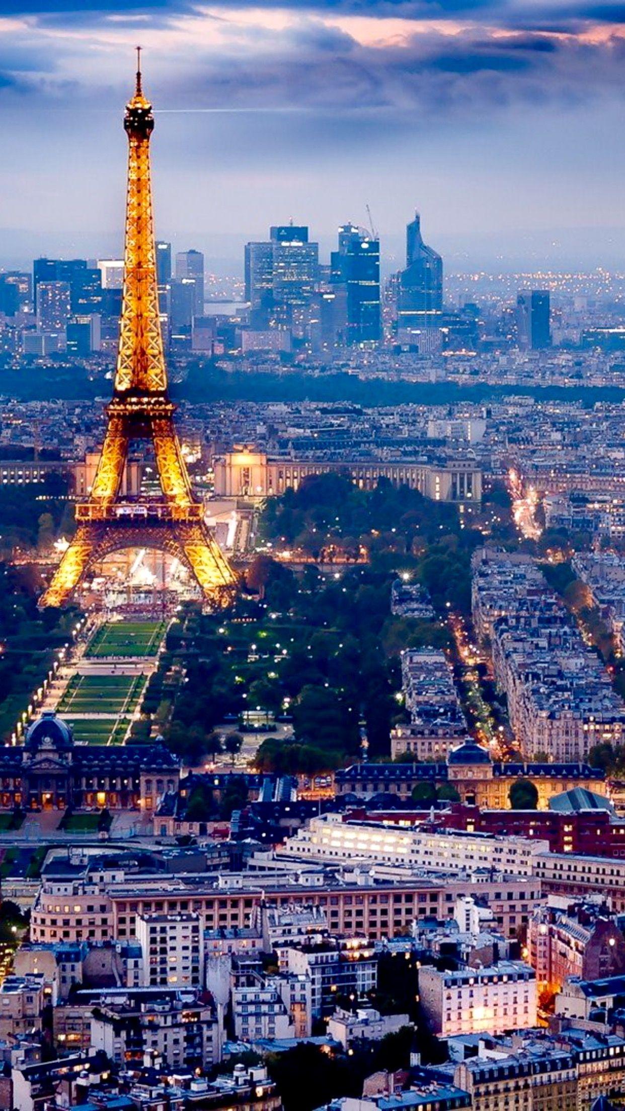 City Paris Wallpaper for iPhone X, 6