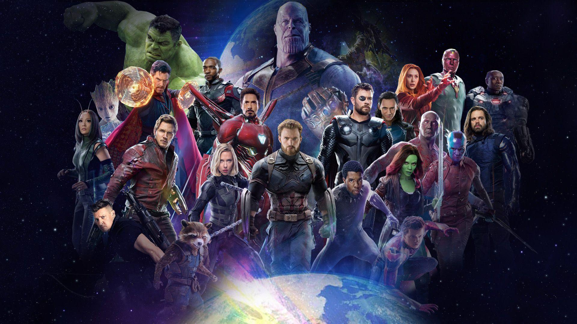 Avengers Infinity War 2018 All Characters Poster, HD Movies, 4k