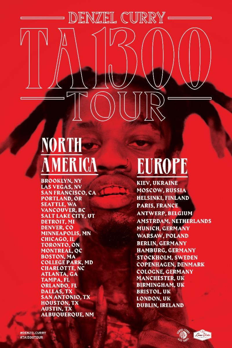 Denzel Curry TA13OO Album Stream, Cover Art & Tracklist