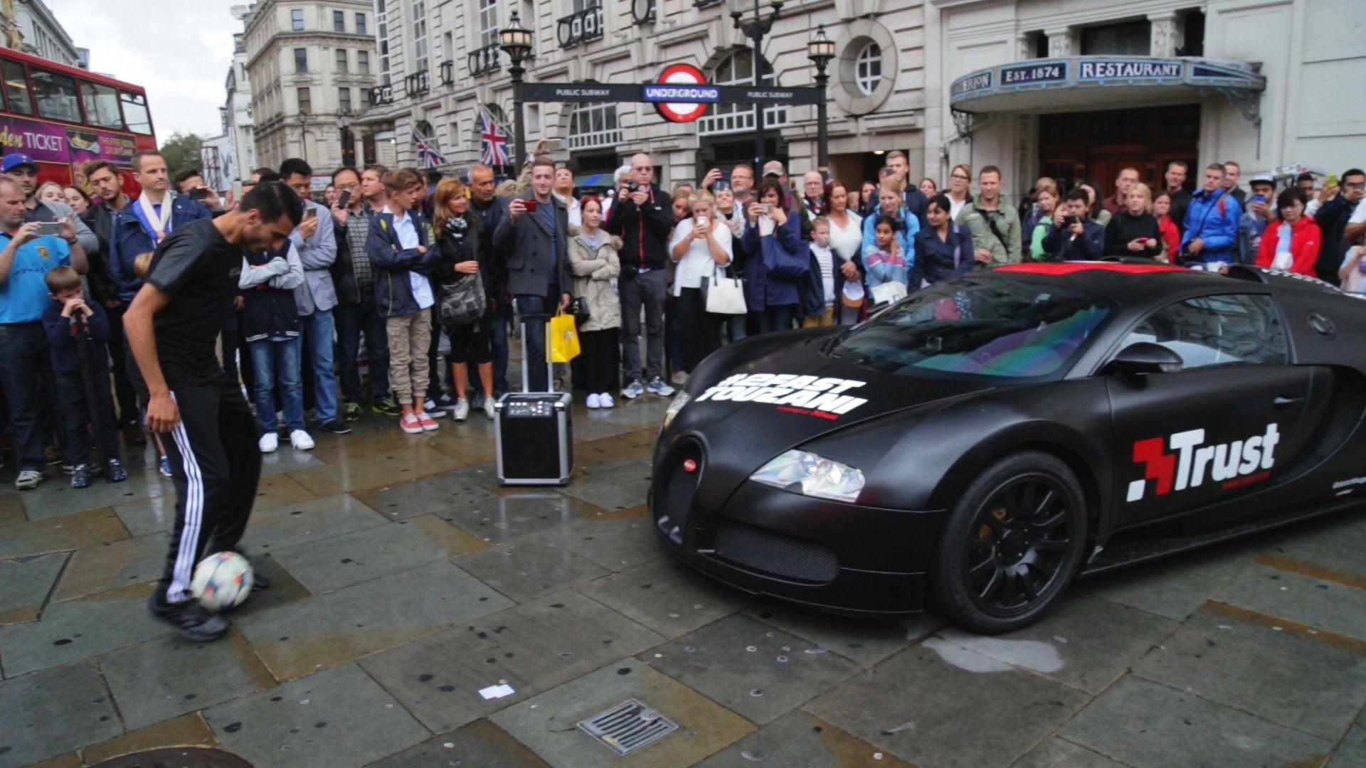 Video: Bugatti Veyron vs Touzani in London