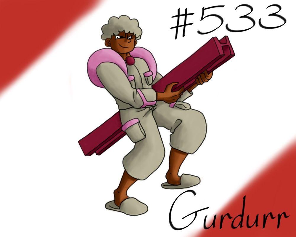 Pokemon Gijinka Project 533 Gurdurr