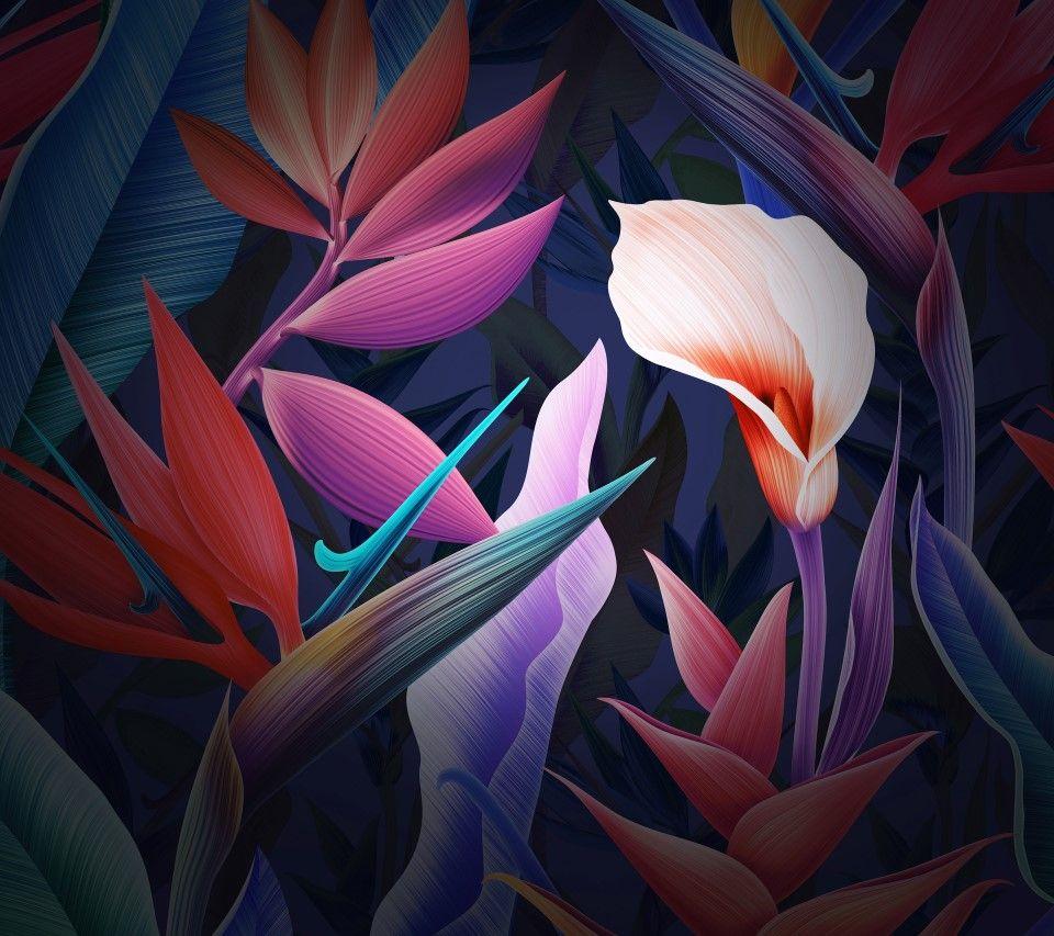 Download Huawei Mate Mate 10 Pro's new floral wallpaper here