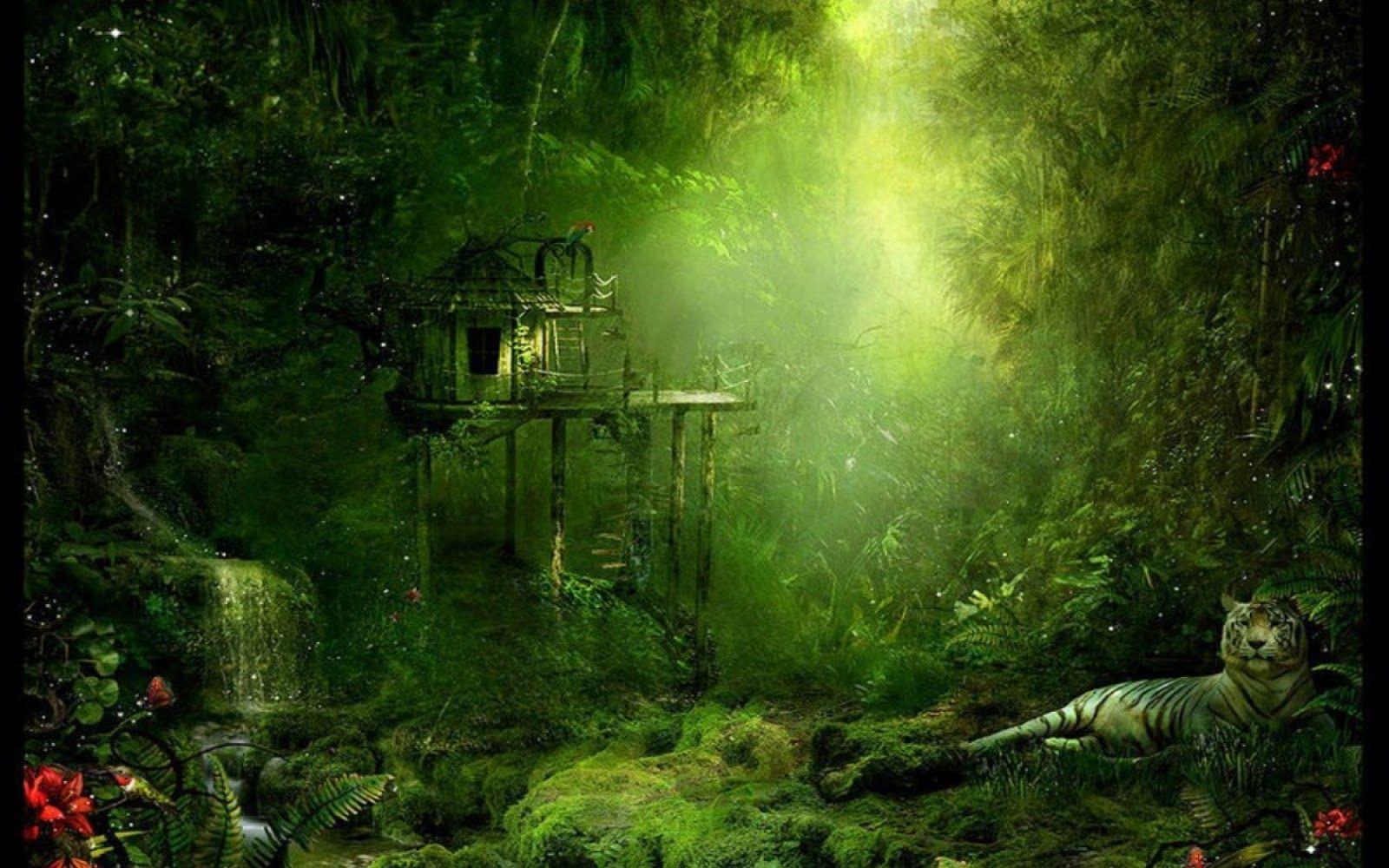 I Love Tree House: The Jungle Tree House Wallpaper 1680x1050