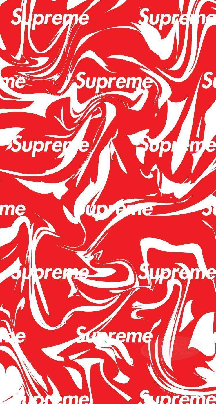 Download Iconic Supreme Logo Wallpaper