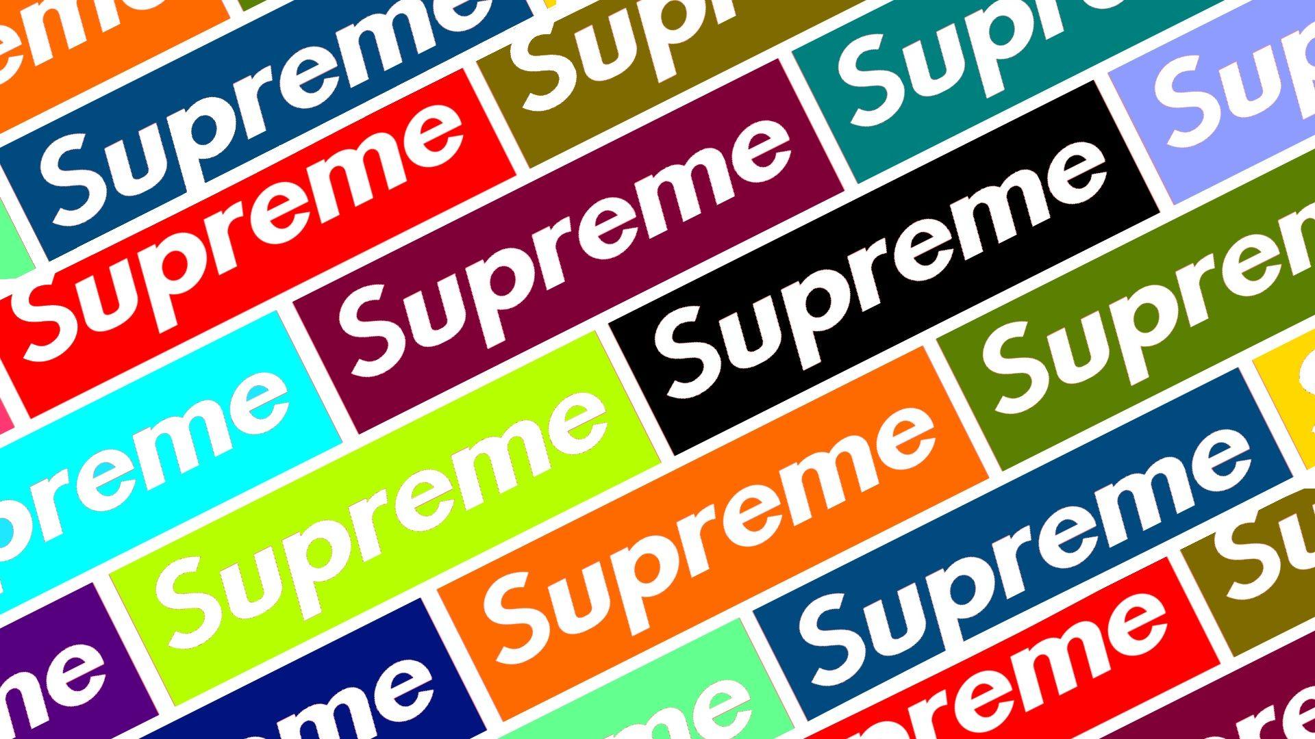 Supreme Box Logo Group, LV Supreme Logo HD wallpaper