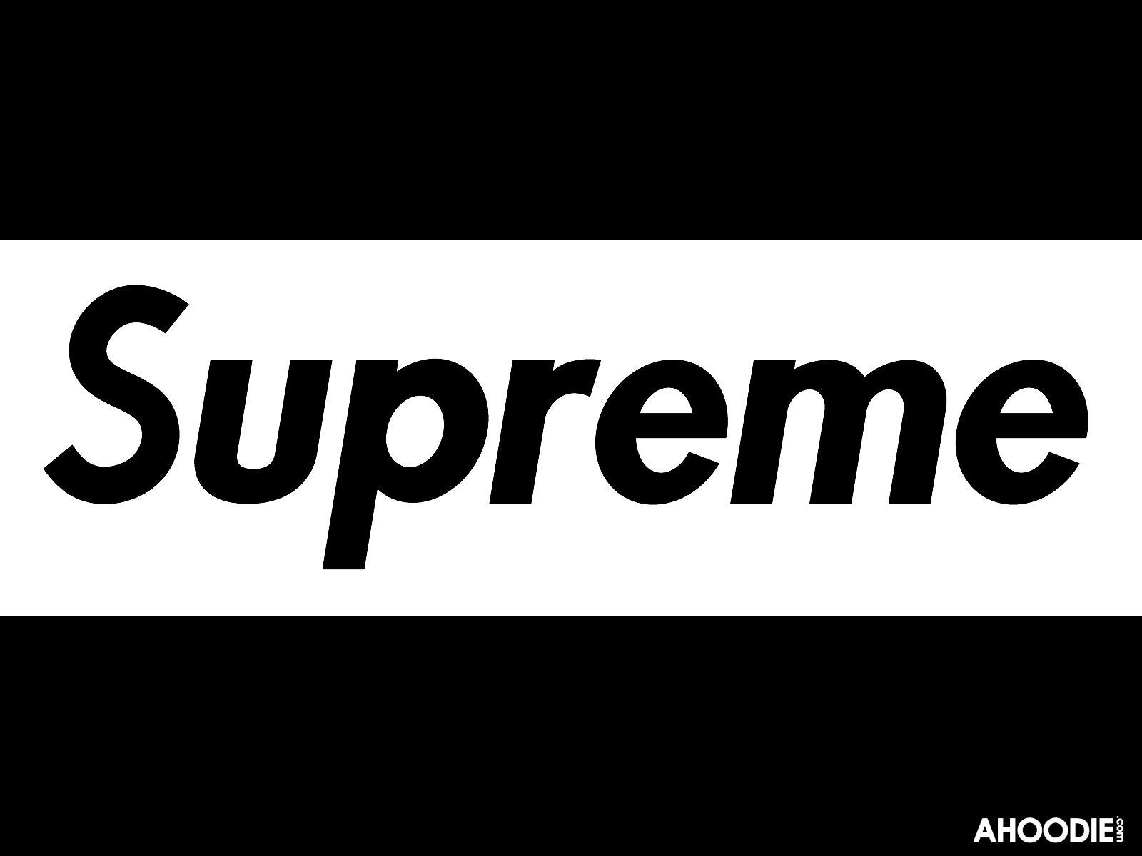 supreme logo wallpaper