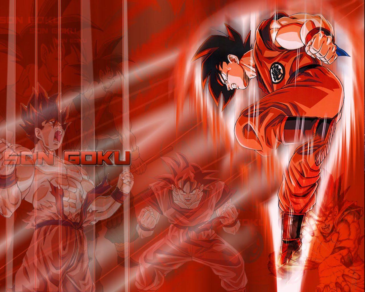Goku Kaioken. Dragon Ball Moves