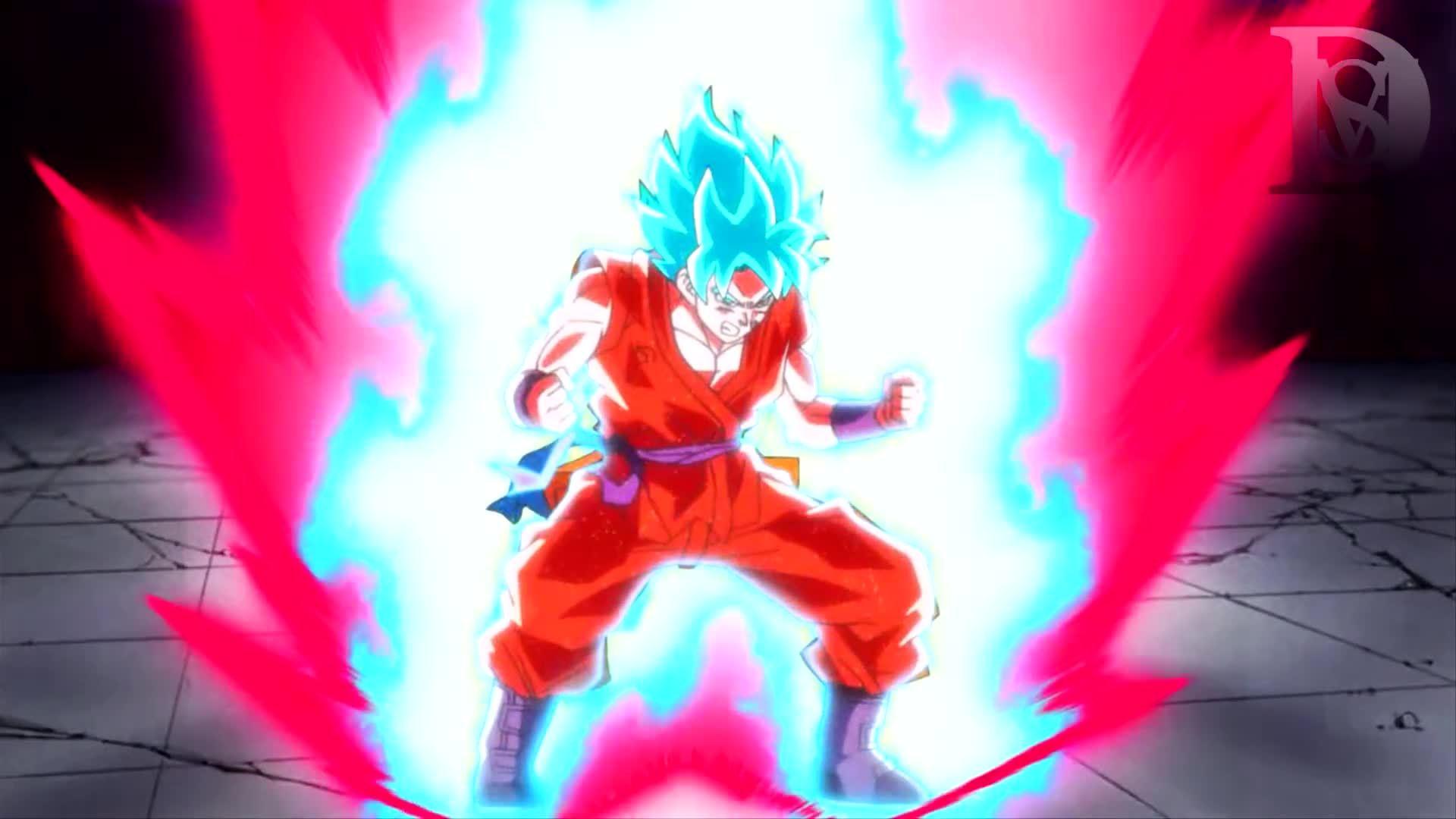 Goku Turns Super Saiyan Blue Kaioken Vs Hit Bruce Faulconer English