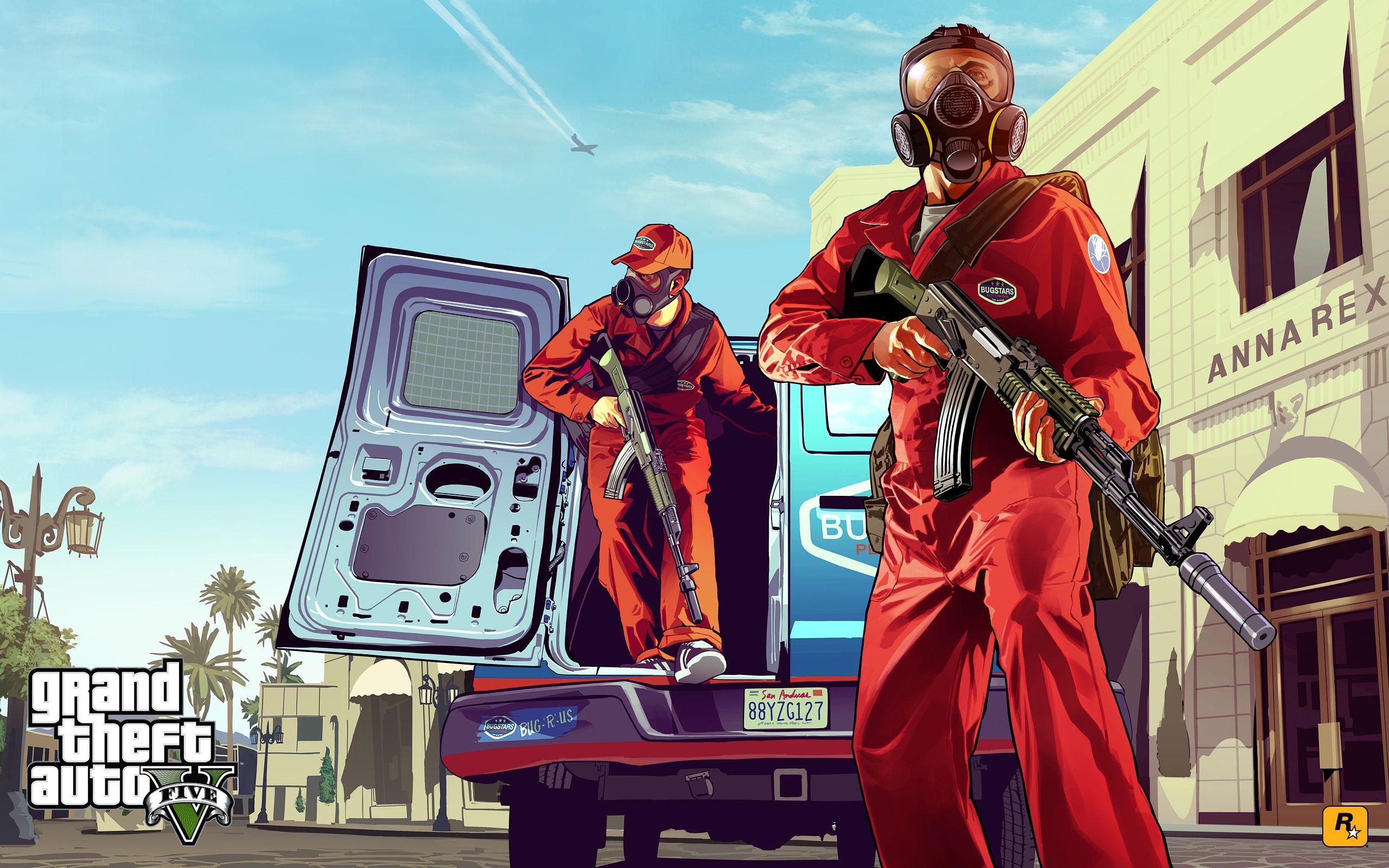 Widescreen Gaming GTA 5 1631 Wallpaper Pest Control Grand Theft Auto