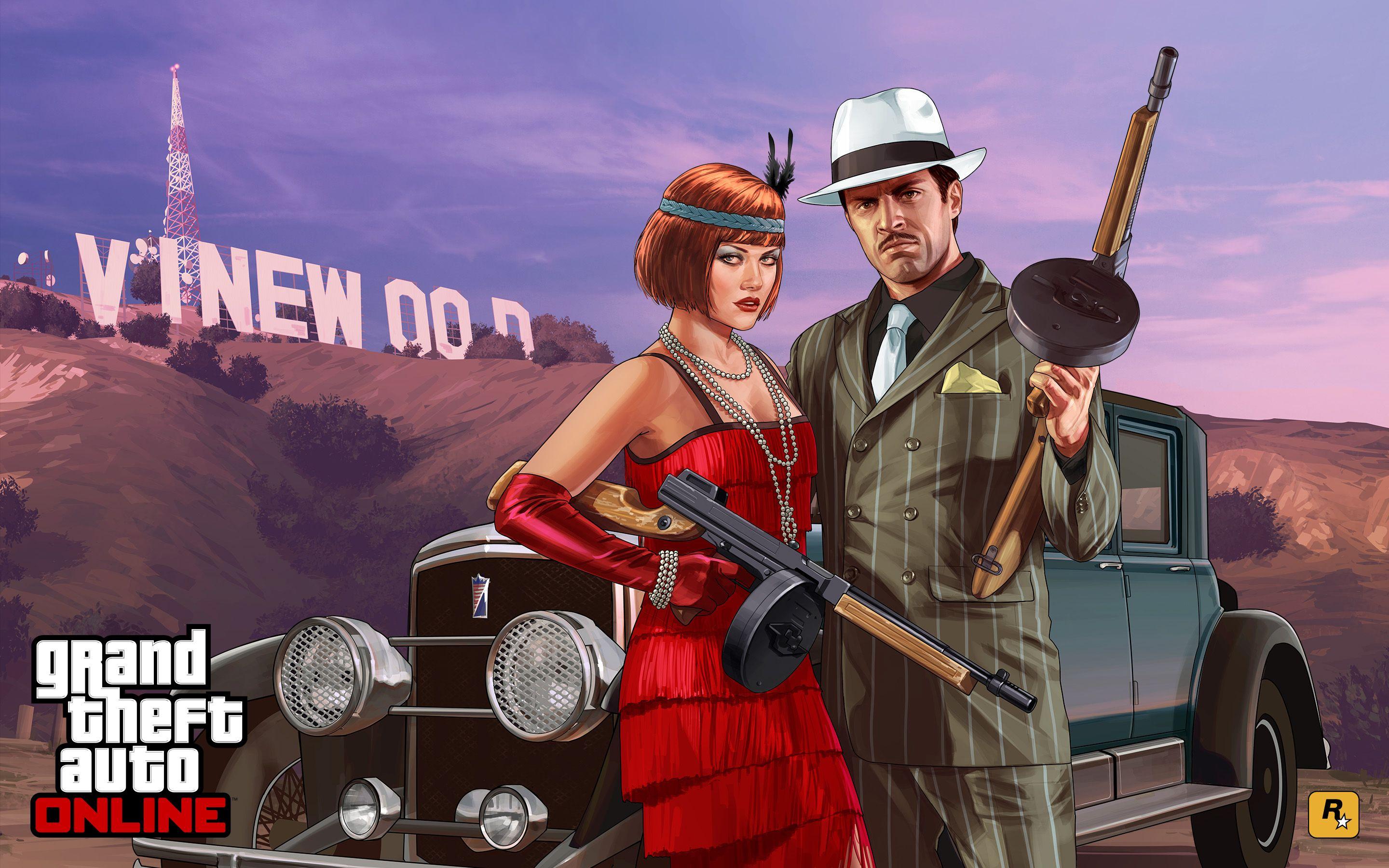 Widescreen Gaming GTA 5 1670 Online Wallpaper Valentines Day