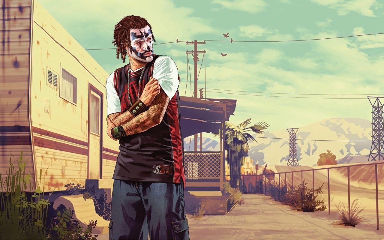 Wallpaper GTA 5 Grand Theft Auto Games Vector Graphics