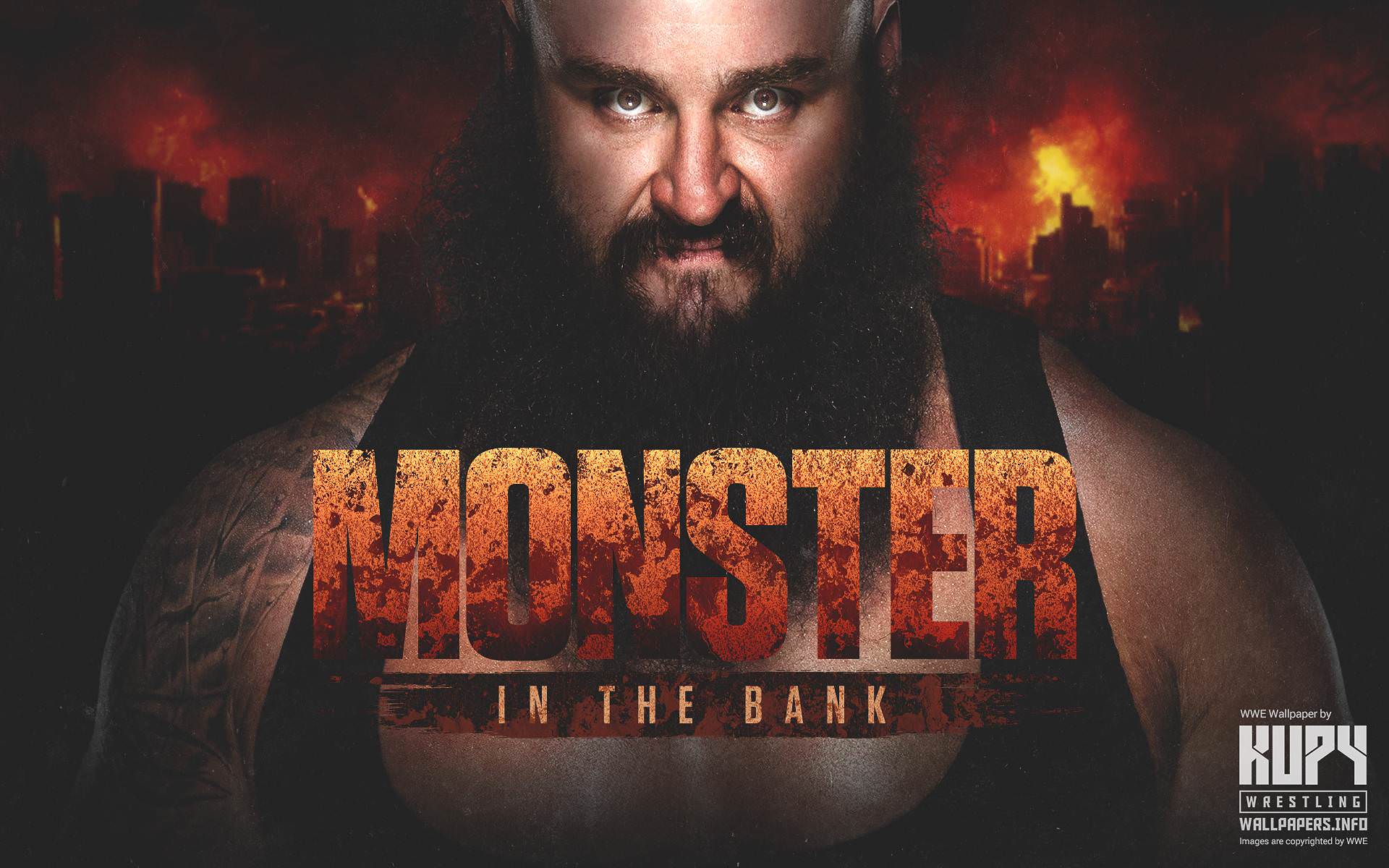 Monster In The Bank Braun Strowman wallpaper! Wrestling