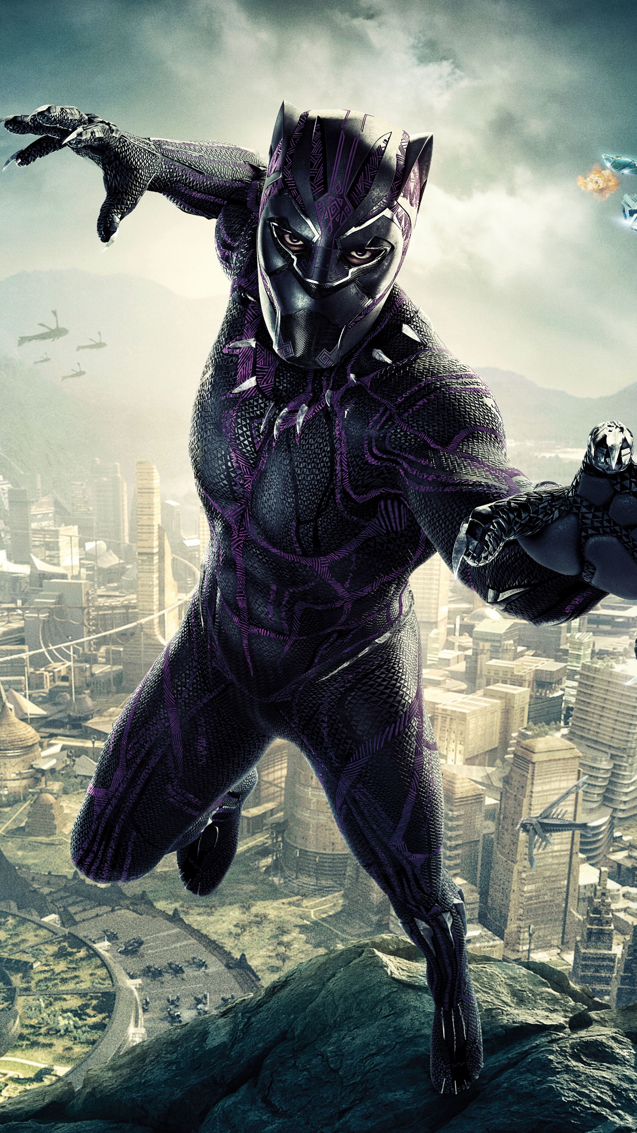 Movie Black Panther (2160x3840) Wallpaper