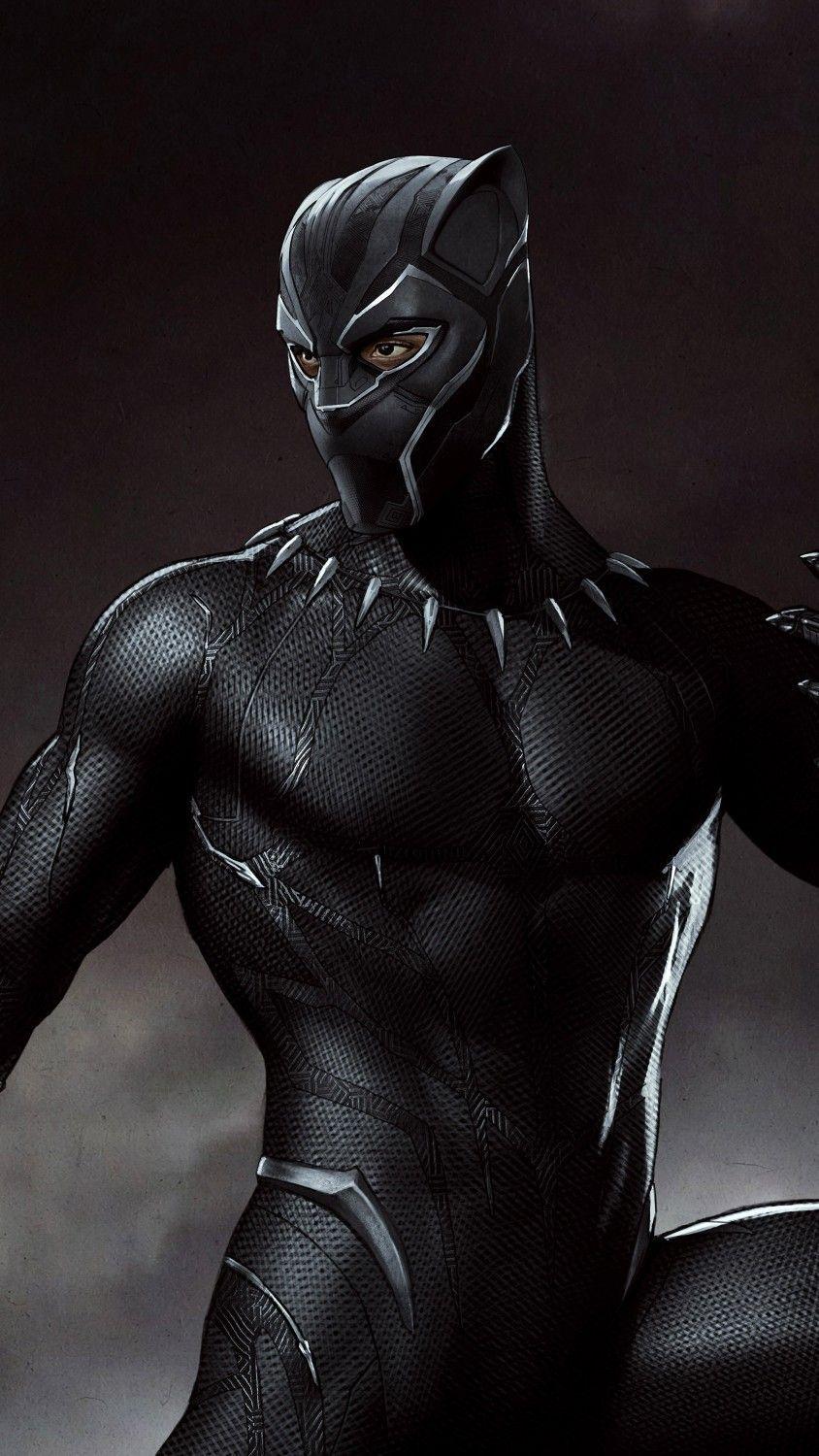 Black Panther #Marvel #Movies. Wallpaper HD for Smartphone
