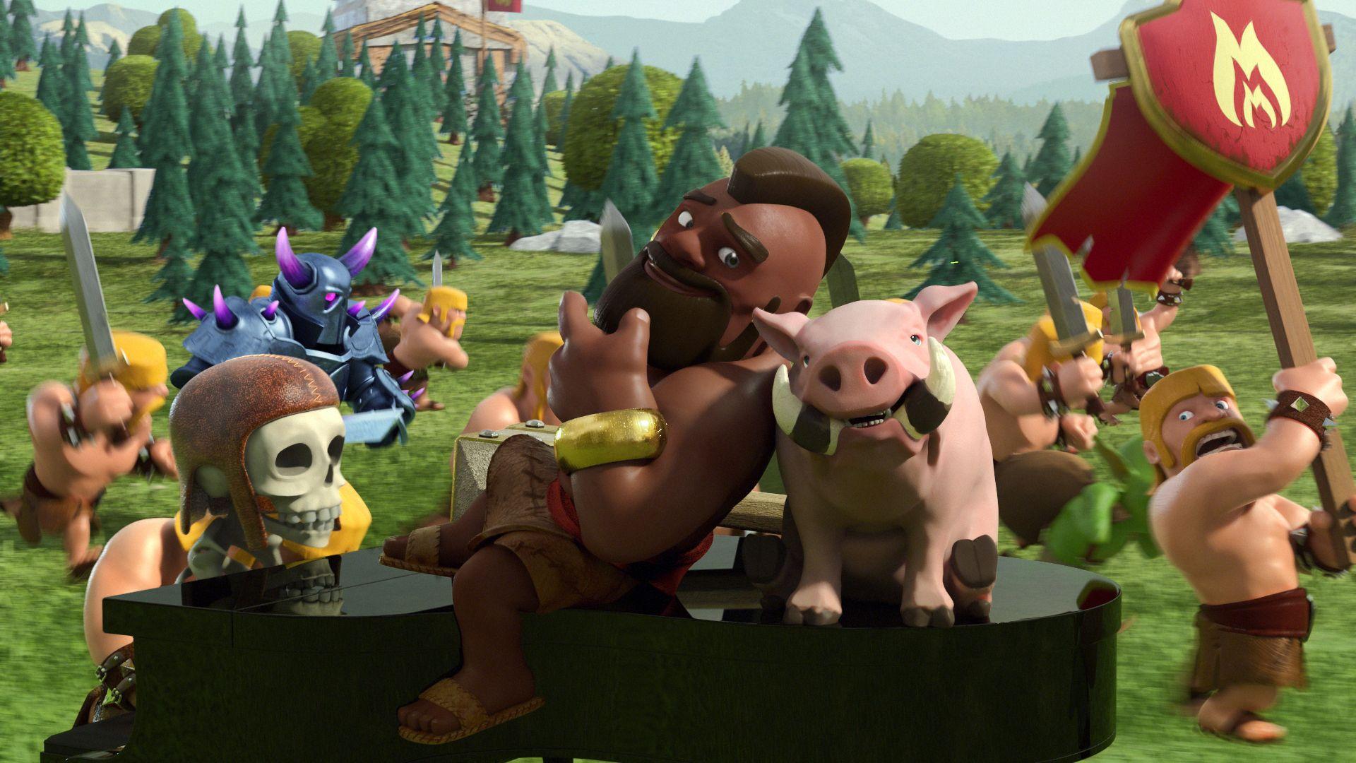 Hog Rider Pig Clash Of Clans, HD Games, 4k Wallpapers, Image.