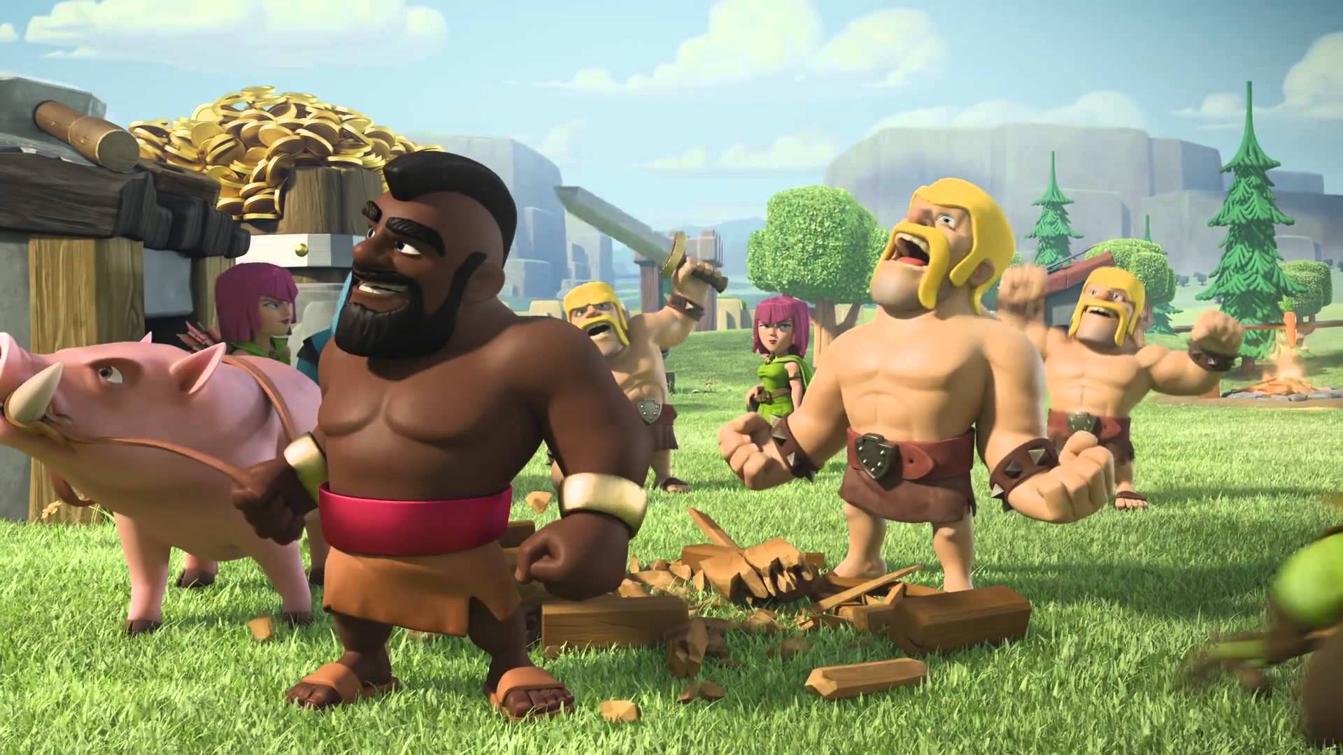 Hog Rider Clash Of Clans New Wallpapers Hd Full For PC Clash Of.