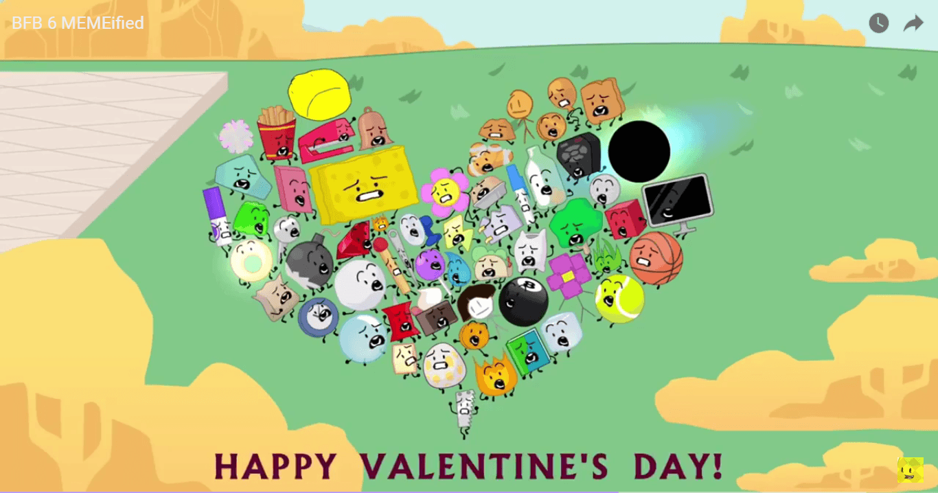 Wallpaper happy valentines day.png. Battle for Dream Island