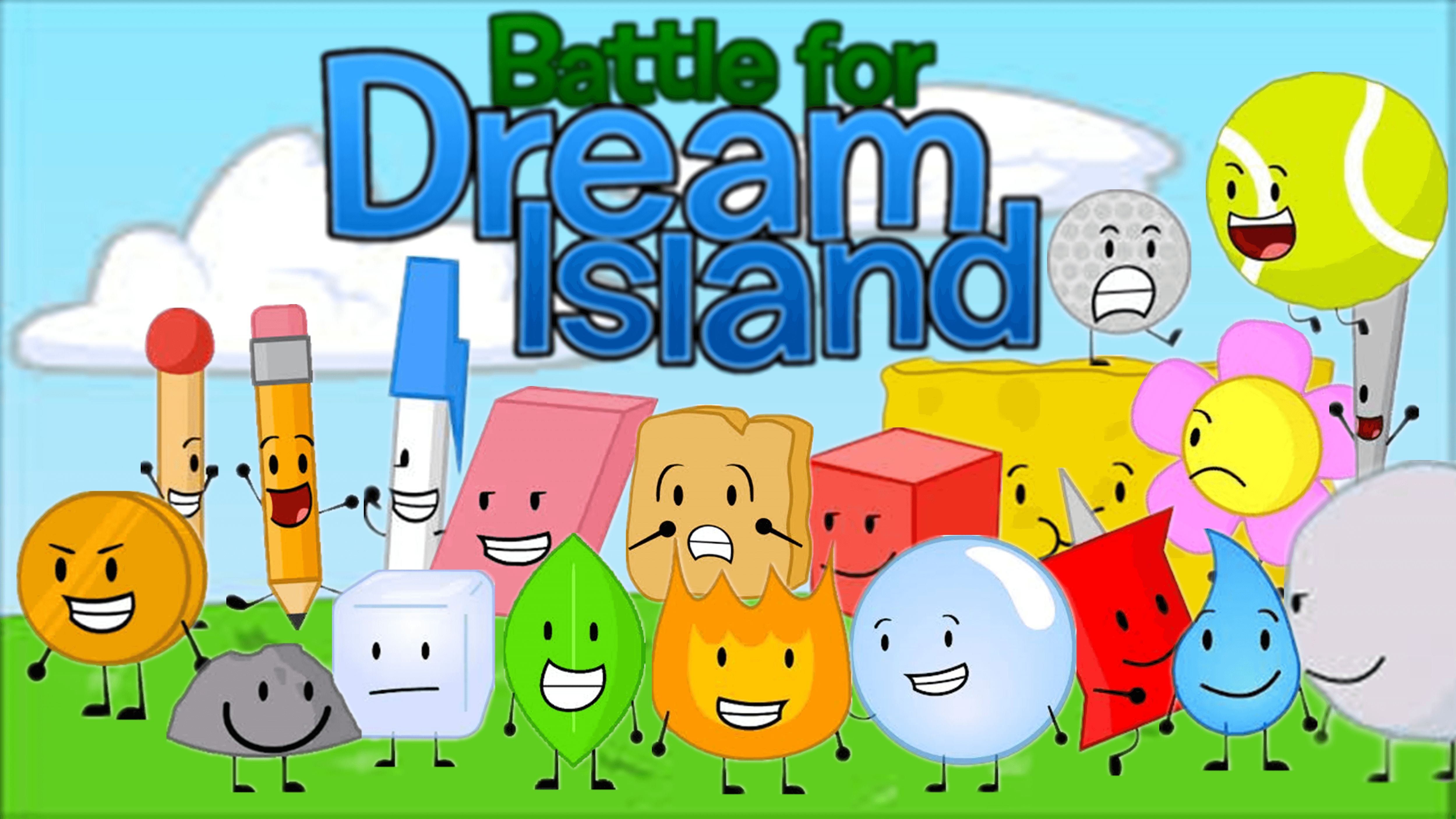 Battle For Dream Island New Cover By Phoenix Leafy