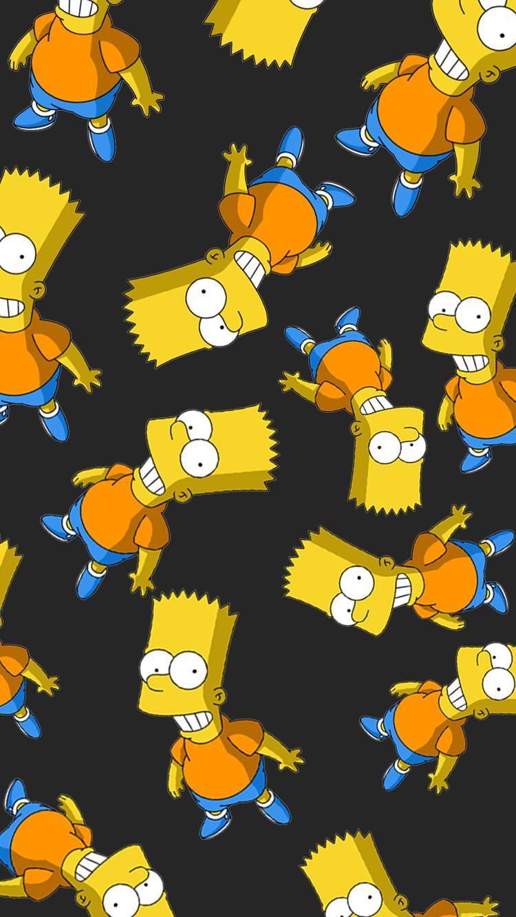 Wallpaper iPhone7 Bart Simpson. Wallpaper iphone, Kartun