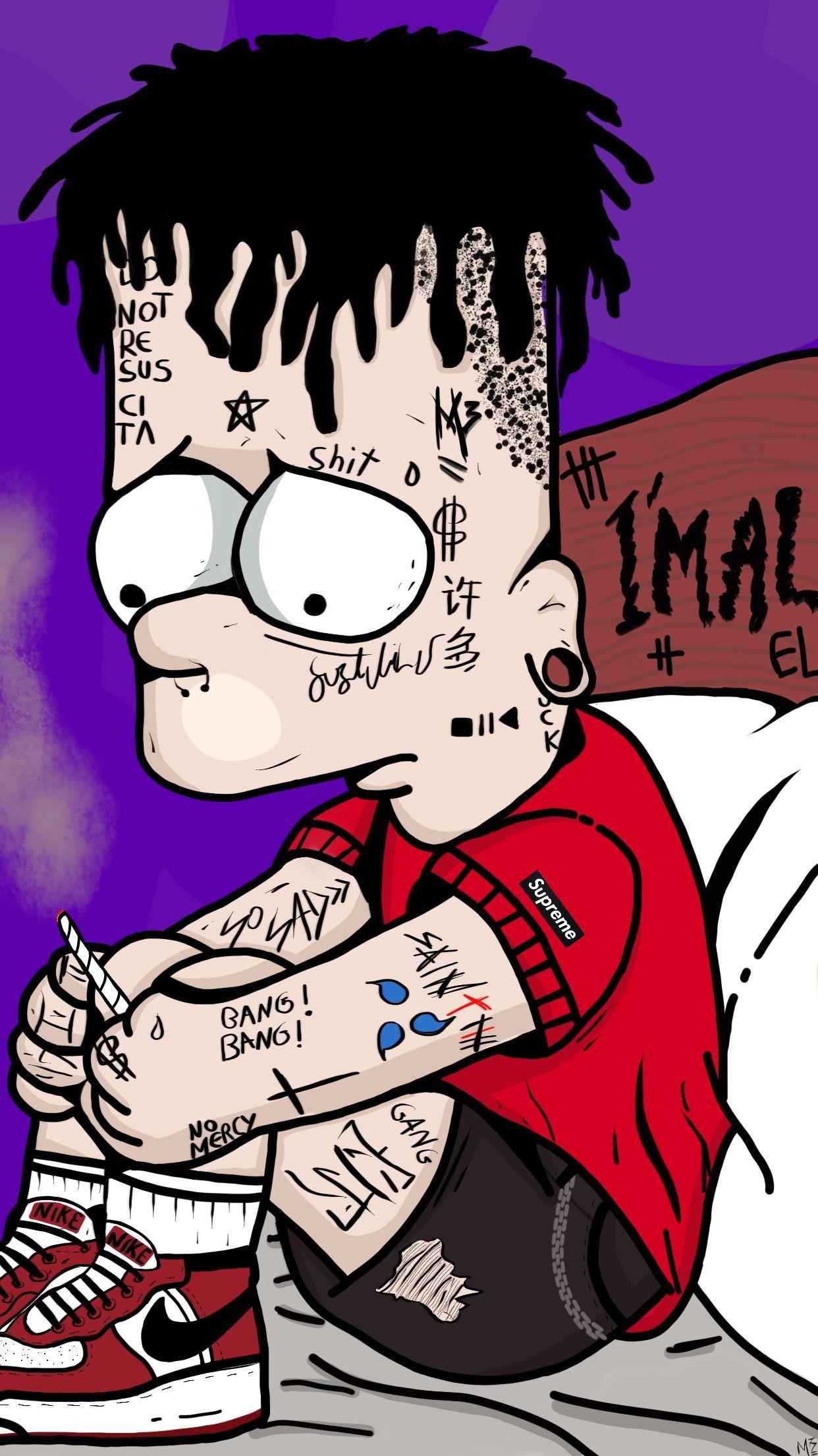 Bart Simpson Supreme Wallpapers Wallpaper Cave