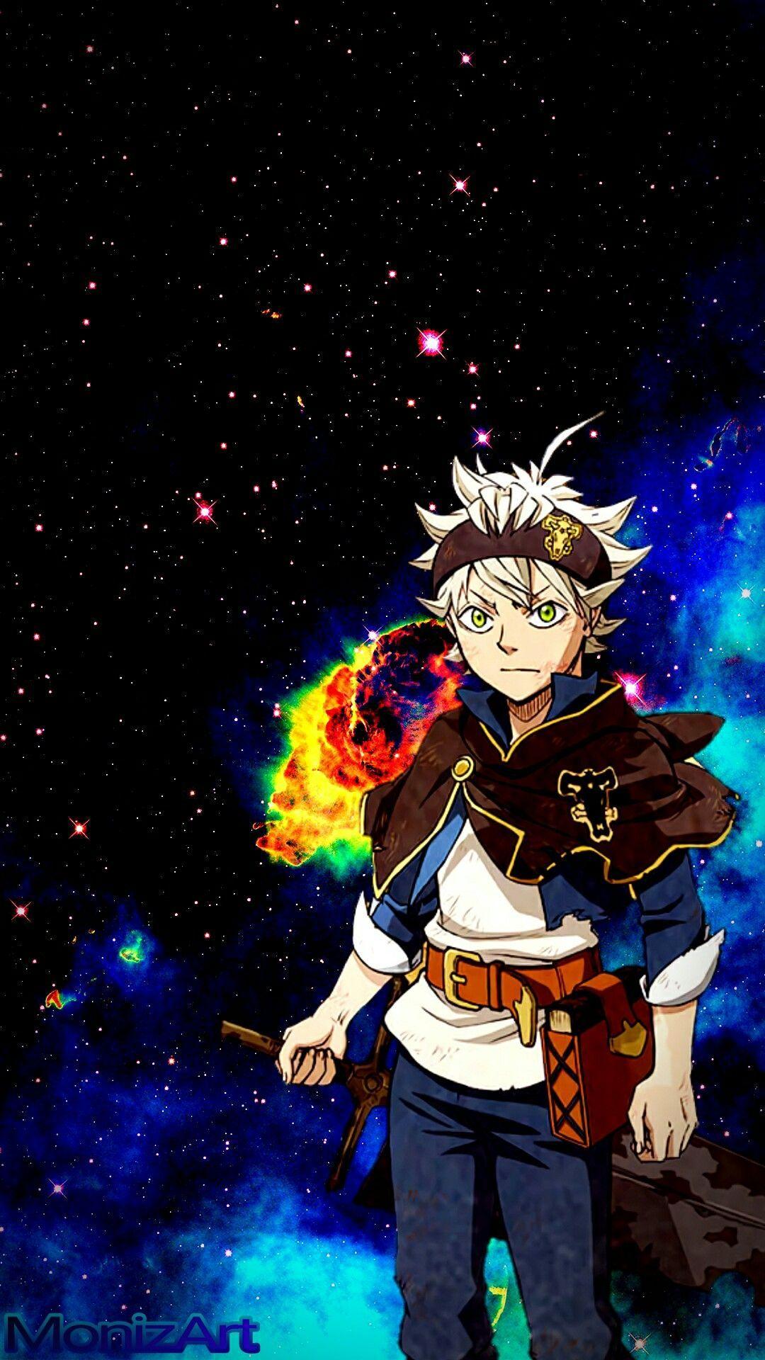 Asta, Black Clover wallpaper papel de parede MonizArt. anime 2.0