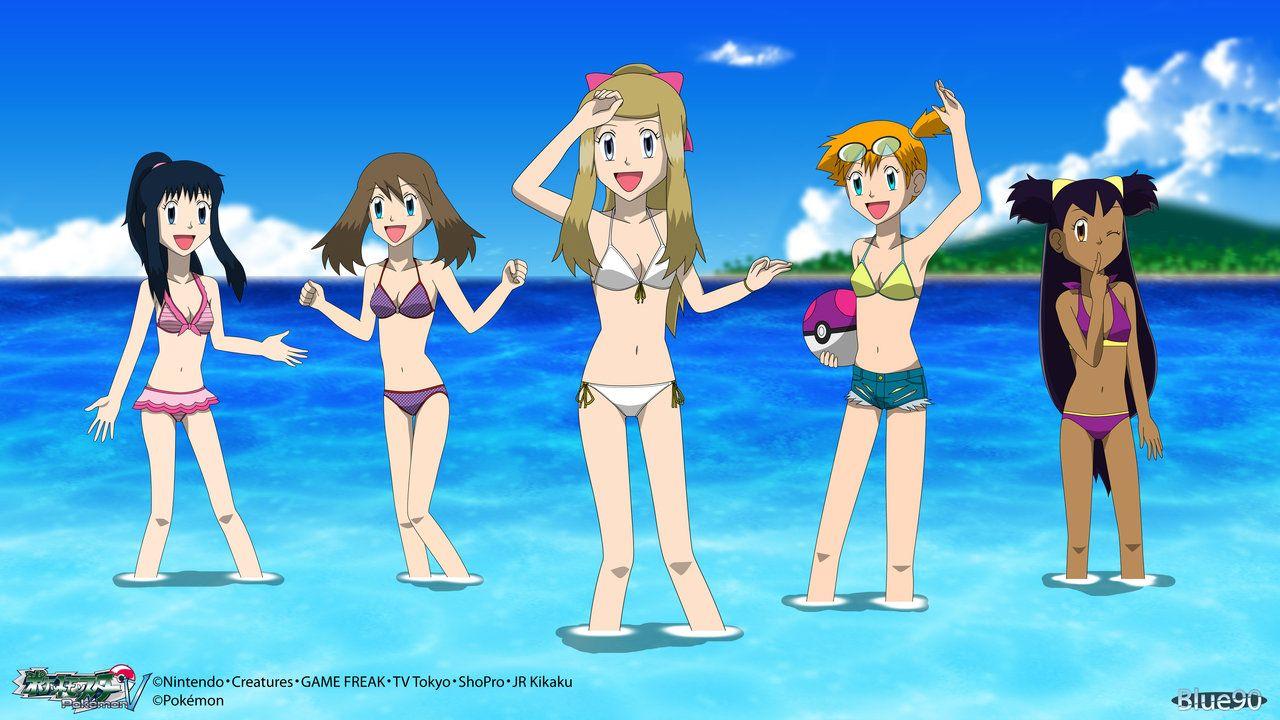 Backgrounds Pkmn V Girls Underwater By Blue On With Pokemon Serena.