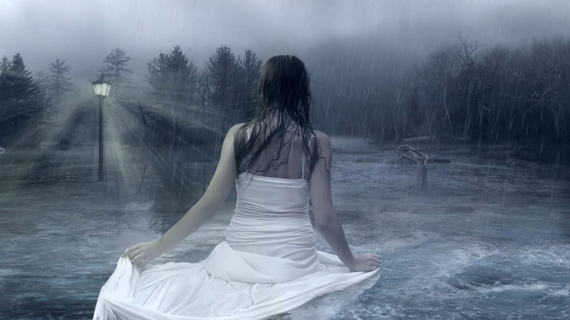 Woman In The Rain Wallpaper. Wallpaper Studio 10