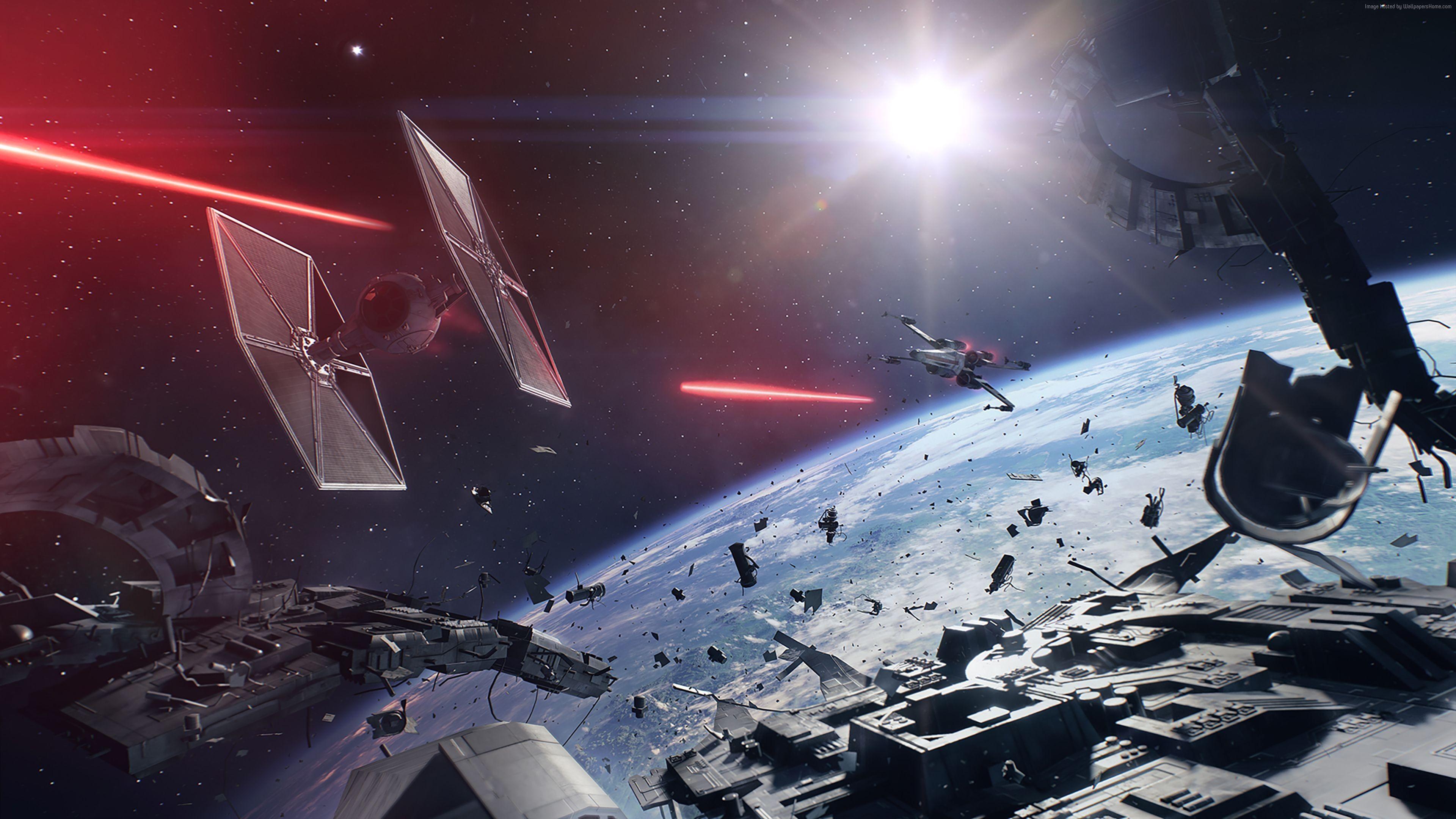 Wallpapers Star Wars: Battlefront II, 4k, screenshot, E3 2017, Games