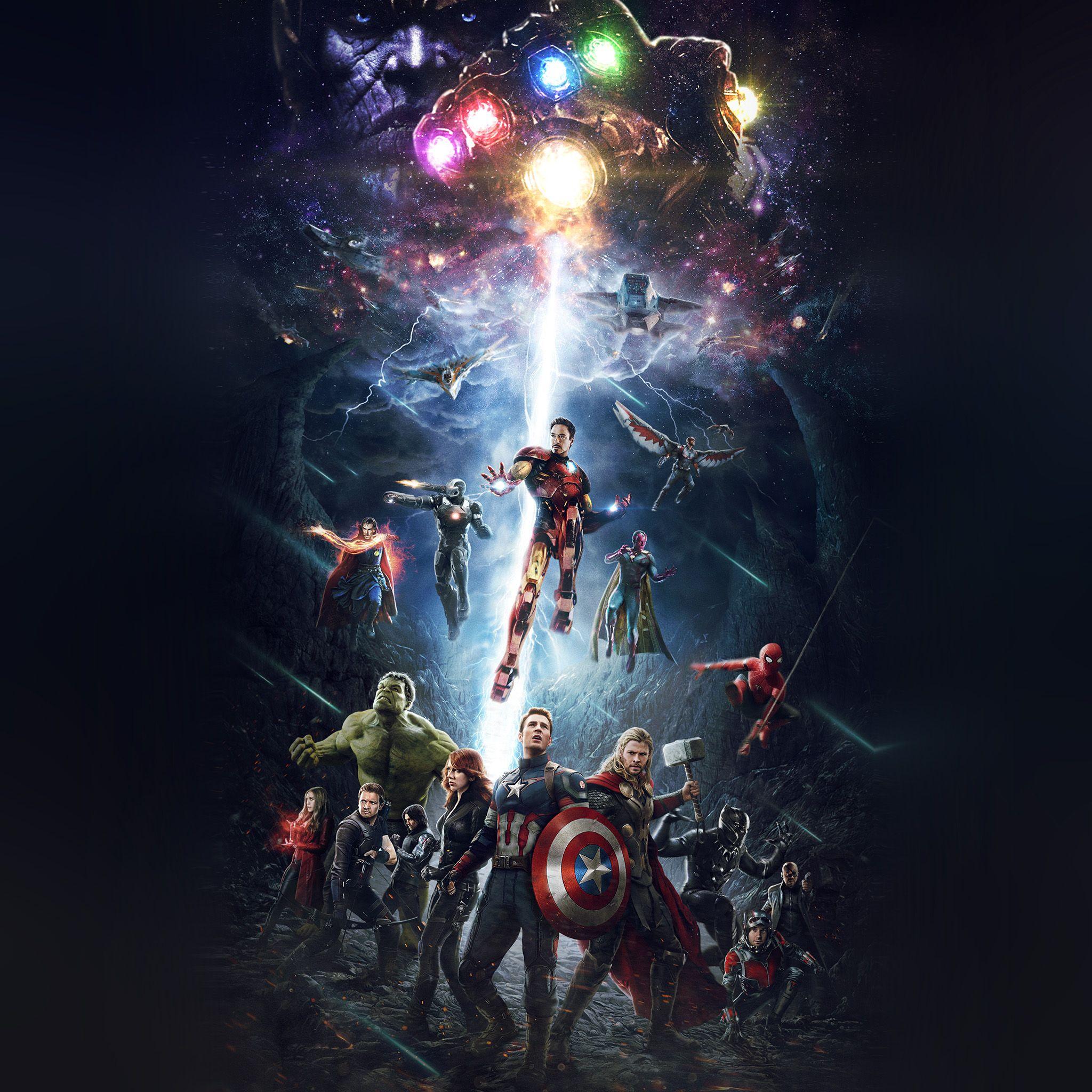Marvel Infinitywar Avengers Hero Art Wallpaper