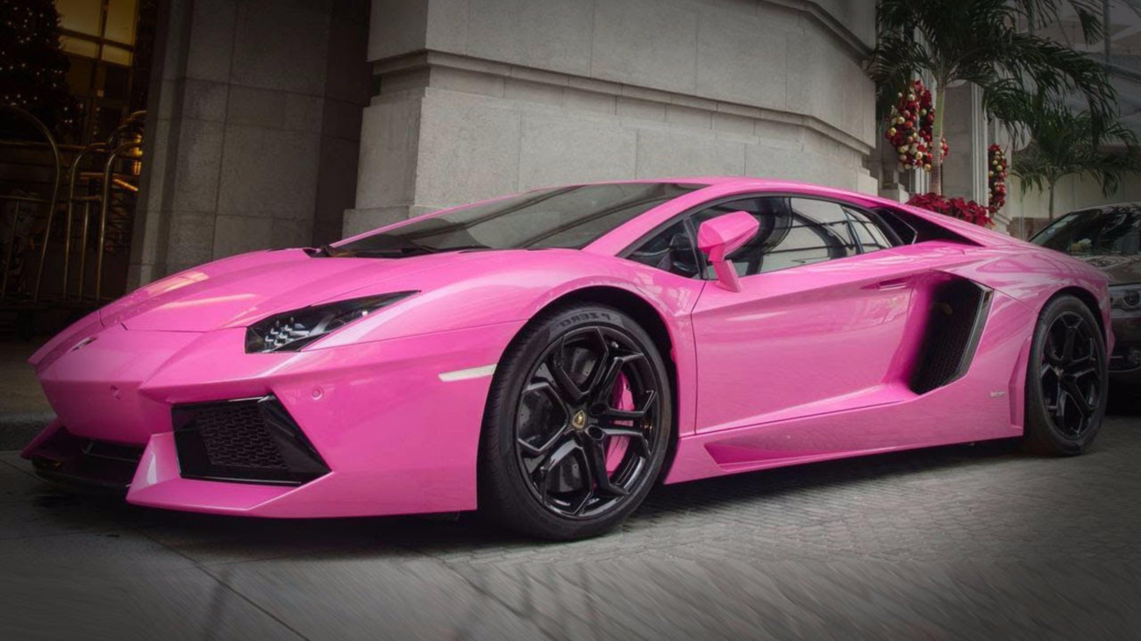 Pink Lamborghini Wallpaper