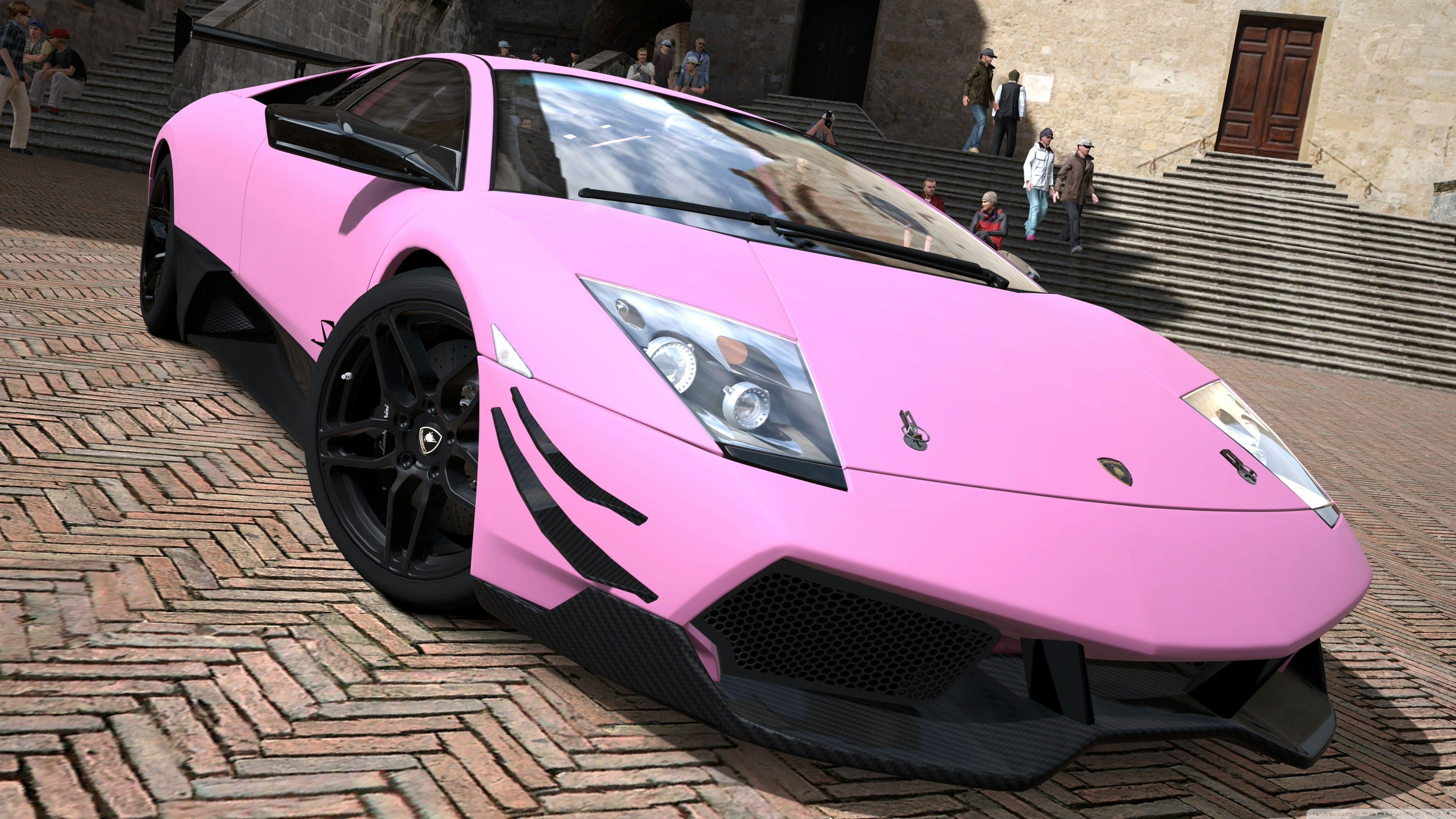 Lamborghini Murcielago LP670 4 SV Matte Pink ❤ 4K HD Desktop
