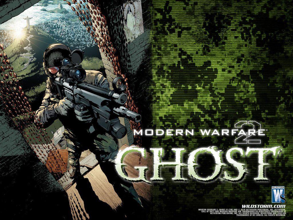 Modern Warfare 2: Ghost Comic Wallpaper