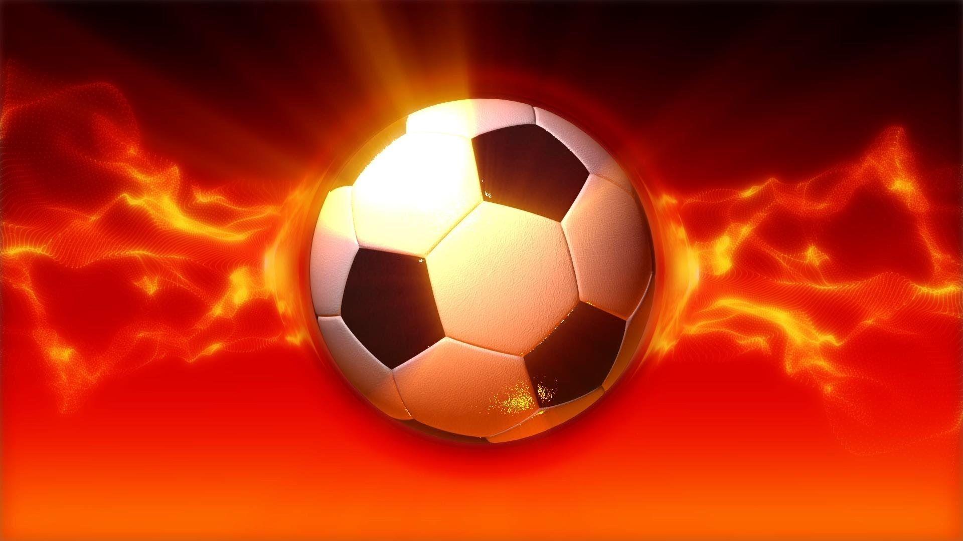 Soccer Ball On Fire Loop