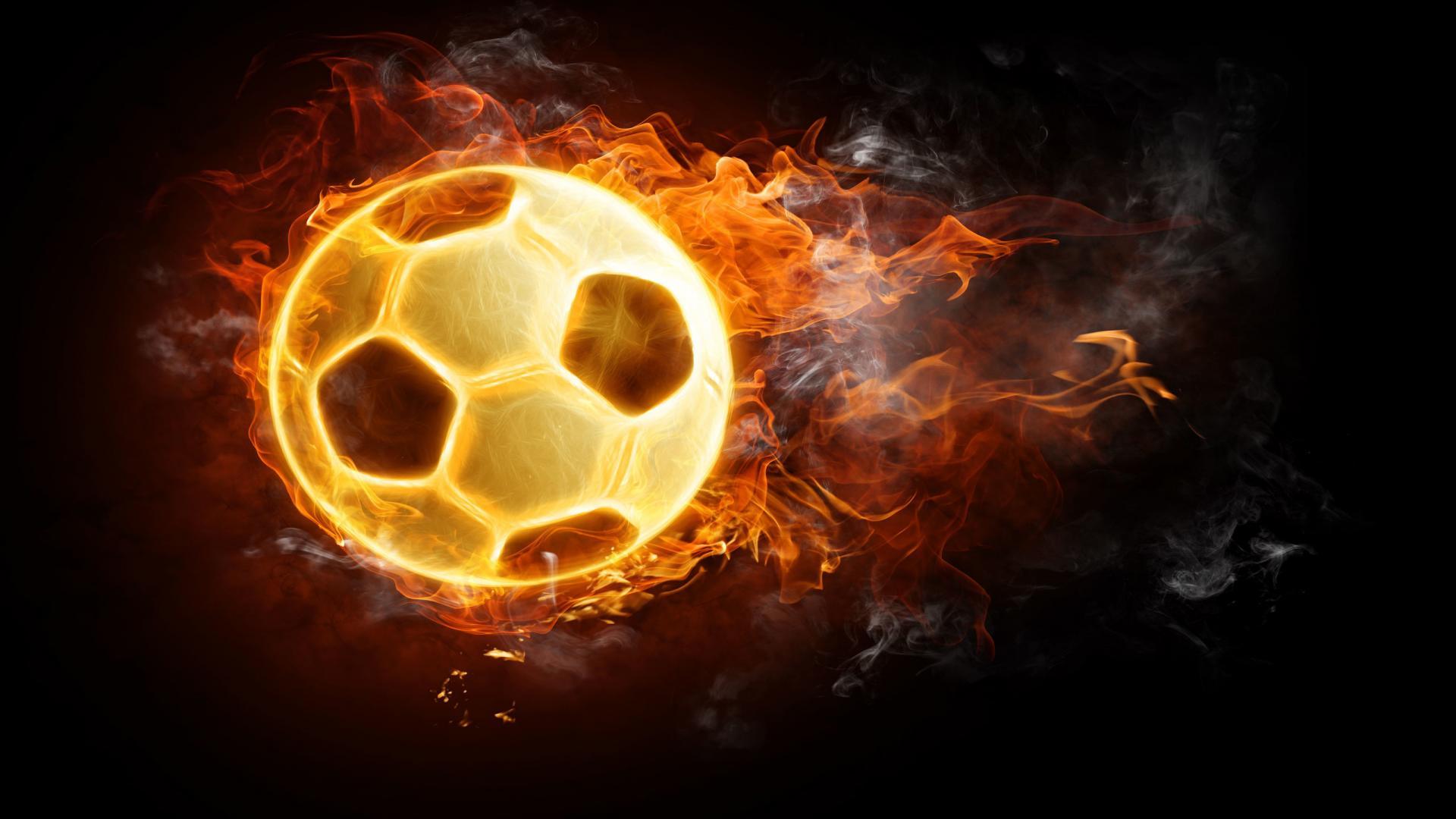 Top Beautiful Flaming Soccer Ball Image, 2560x1600 px
